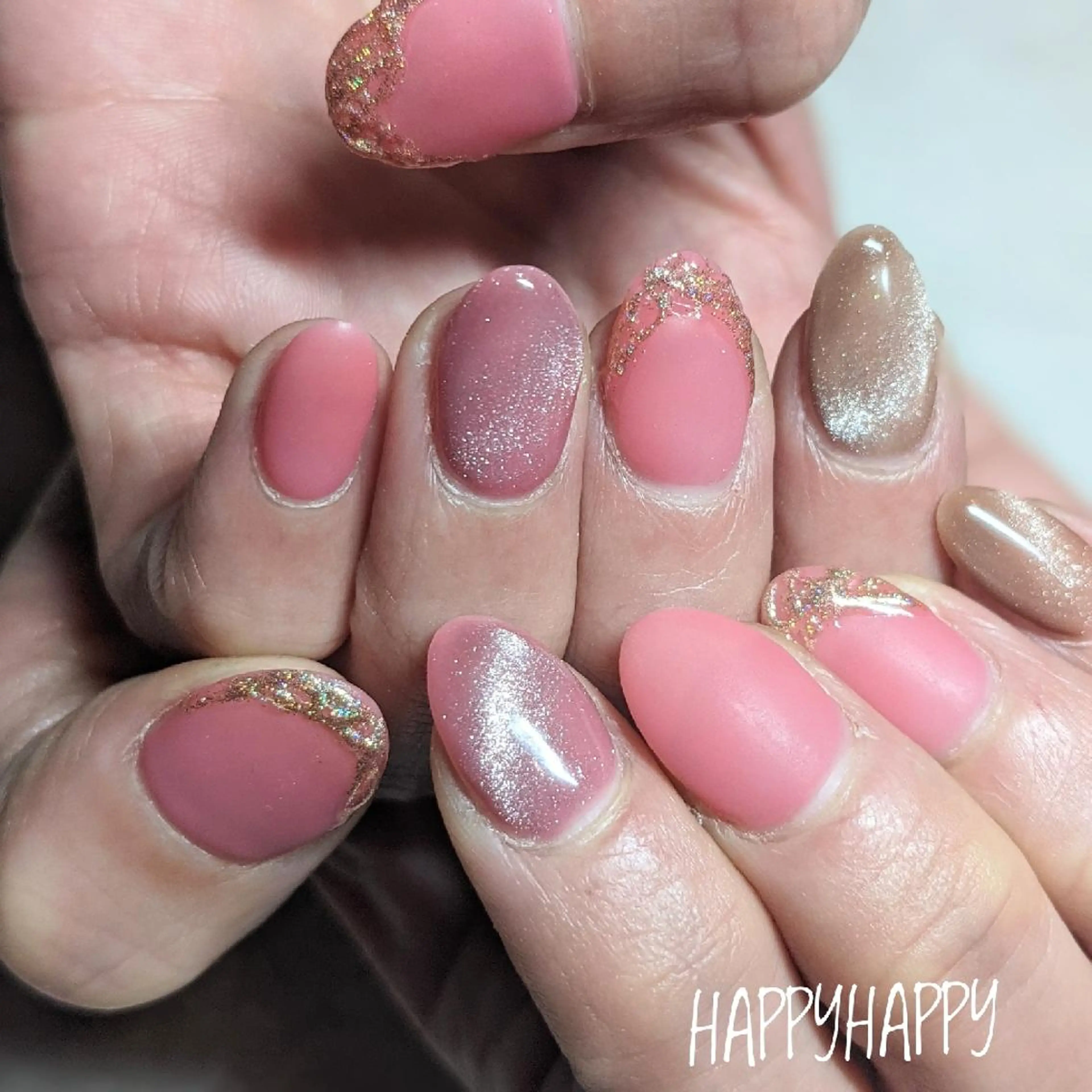 ネイル ワンカラーネイル HAPPY HAPPYのネイルデザイン