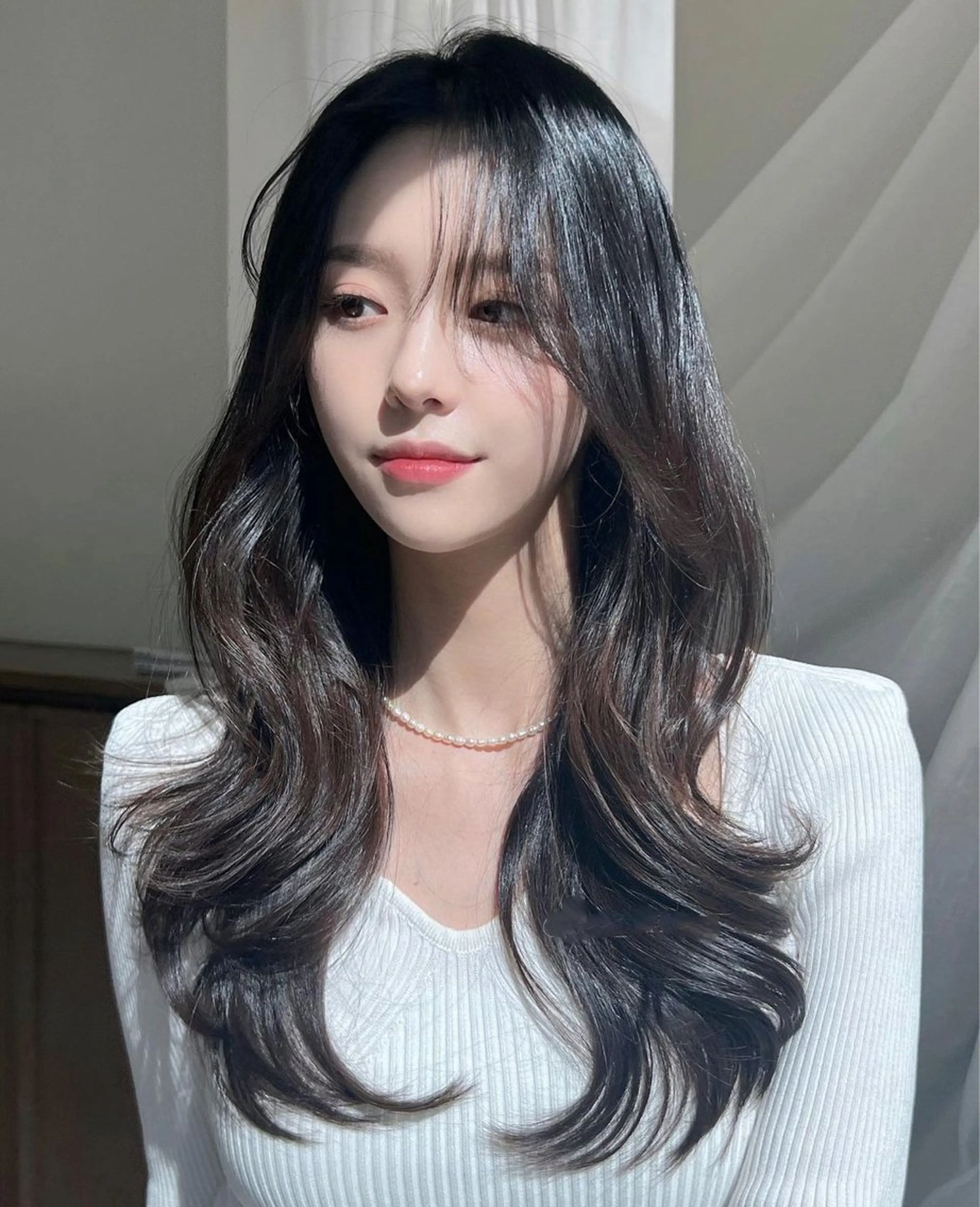 ロング カラー 透明感カラー イルミナカラー 韓国風ヘア レイヤーカット 似合わせカット トップスタイリスト こうすけのヘアスタイル