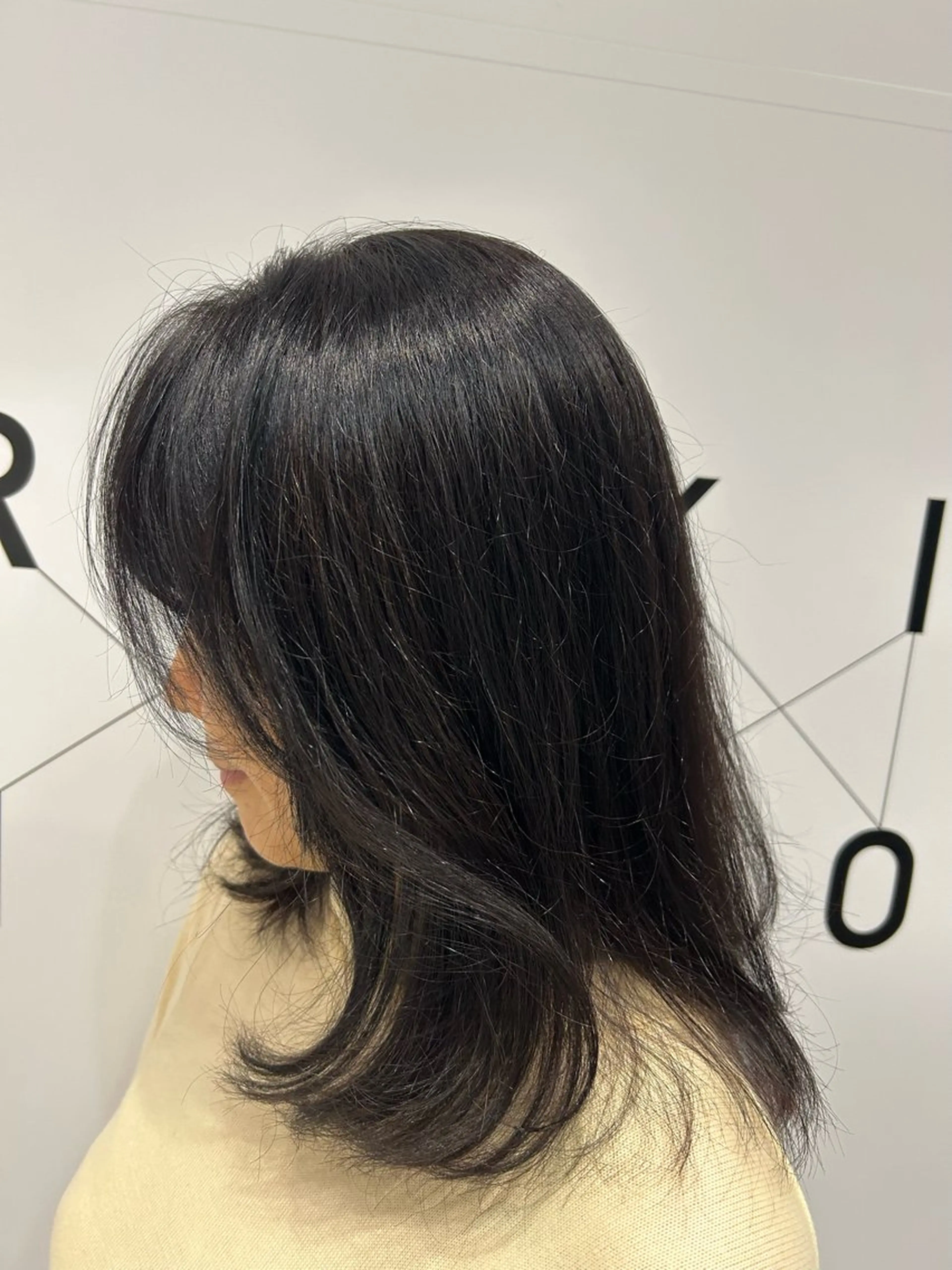ミディアム カラー トリートメント ヘアカラー トリートメント 近藤 ちかのヘアスタイル
