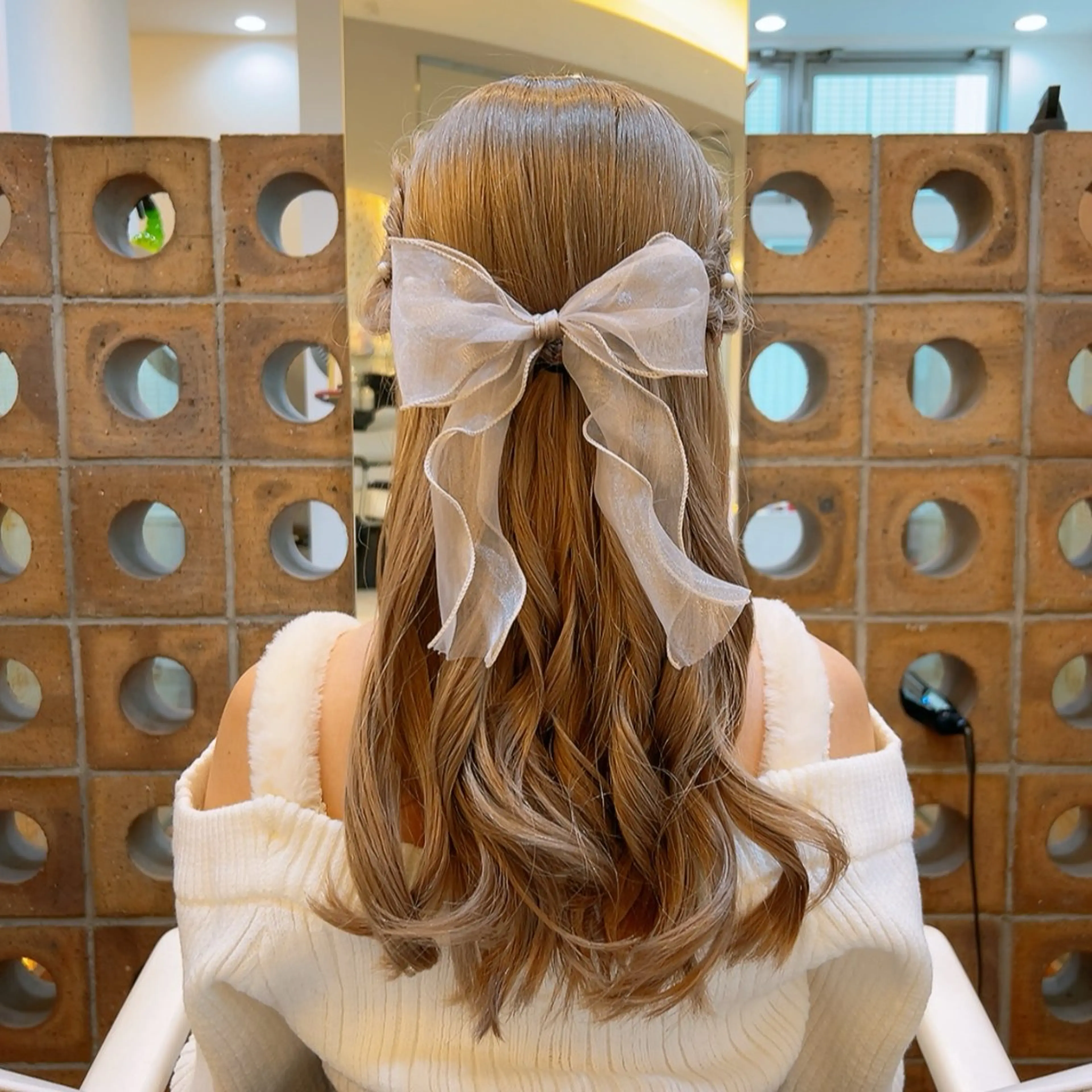ヘアアレンジ 💠クロスパーマ /アレンジ/彩未💠のヘアスタイル
