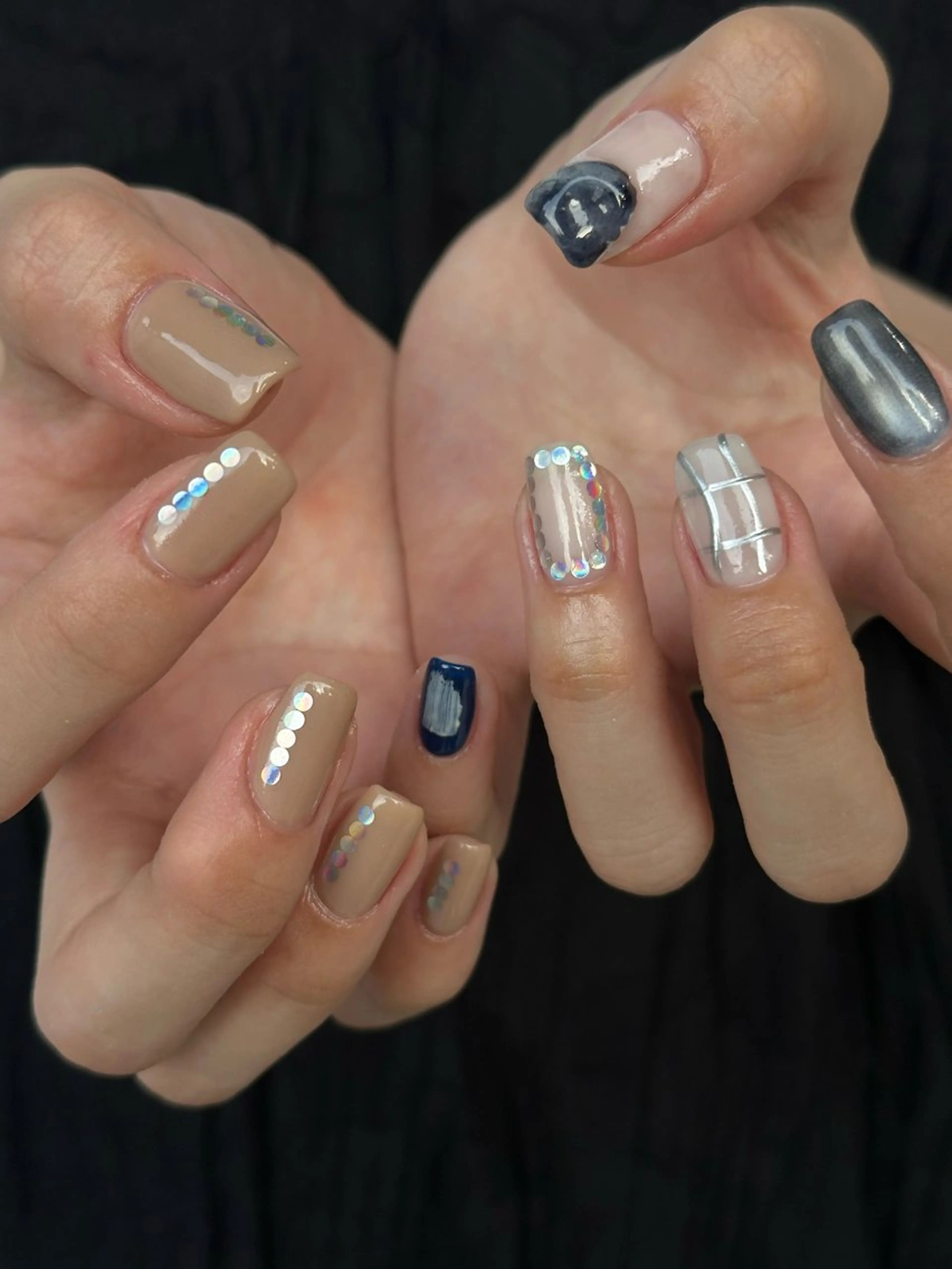 ネイル ニュアンスネイル オフィスネイル シンプルネイル ハンドネイル ryo.所属・yamaguchi ryoのネイルデザイン