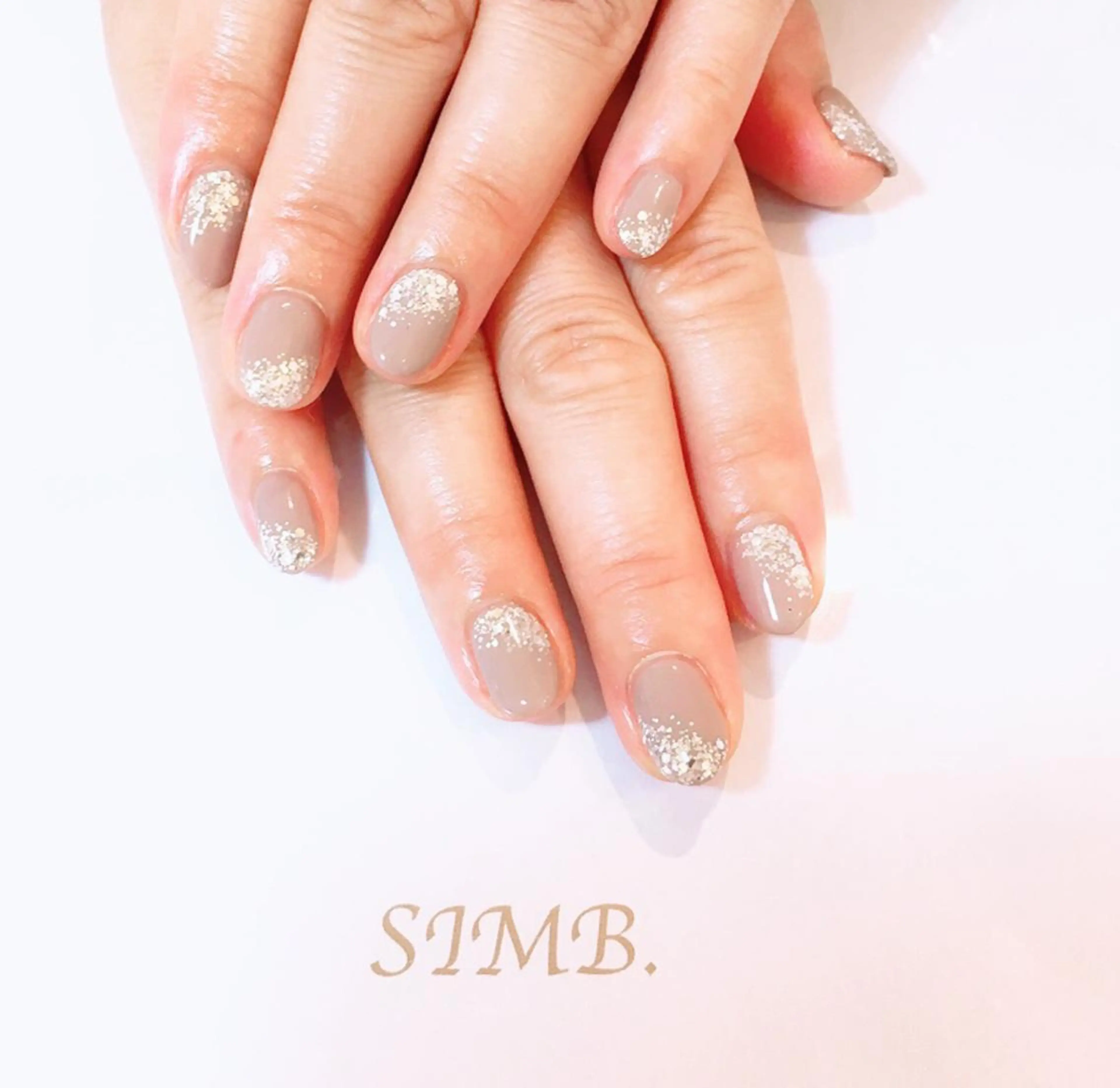 ネイル ラメ(グリッター) ワンカラーネイル nailsalon SIMB.のネイルデザイン