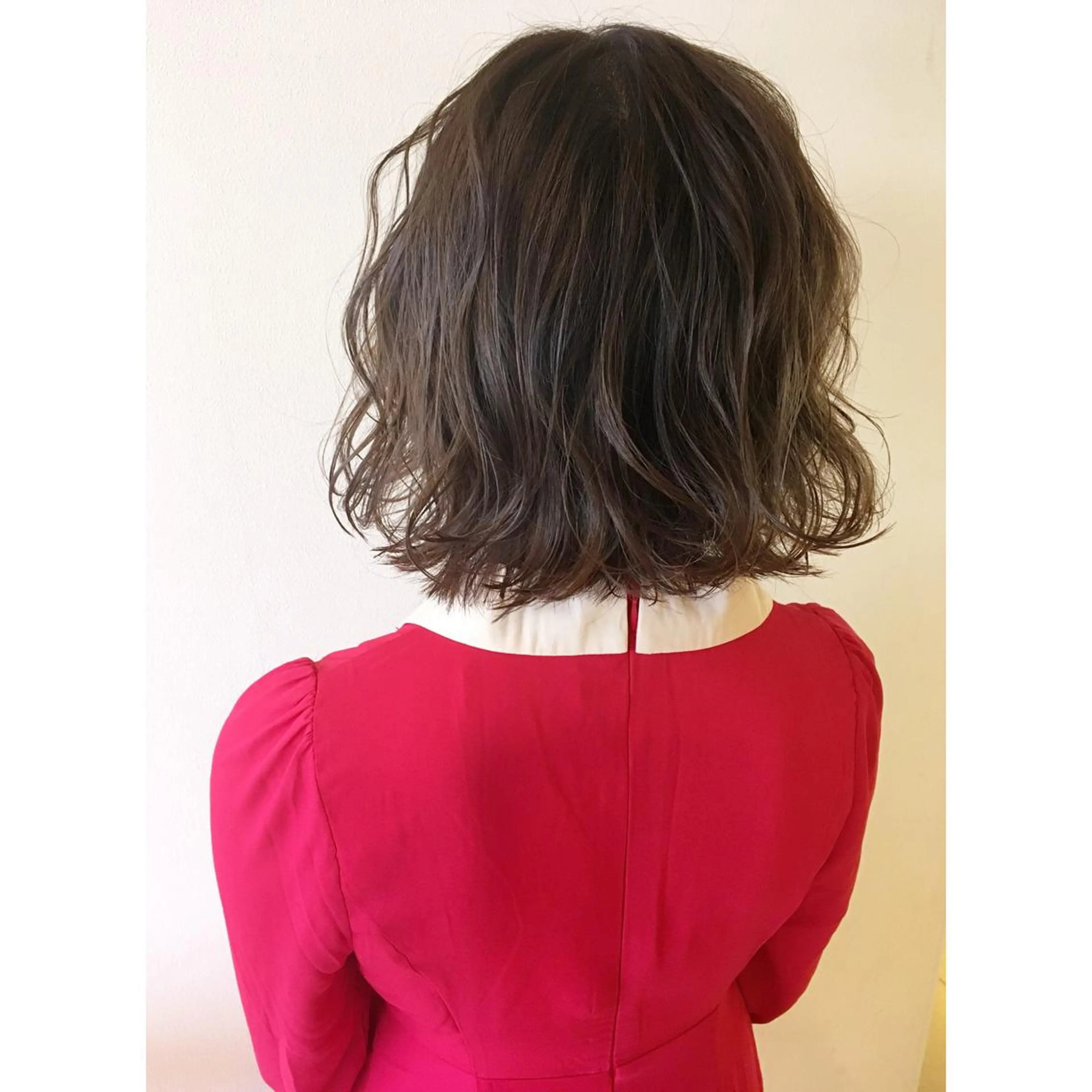 ミディアム ボブ ママ美容師 マリンさんのヘアスタイル