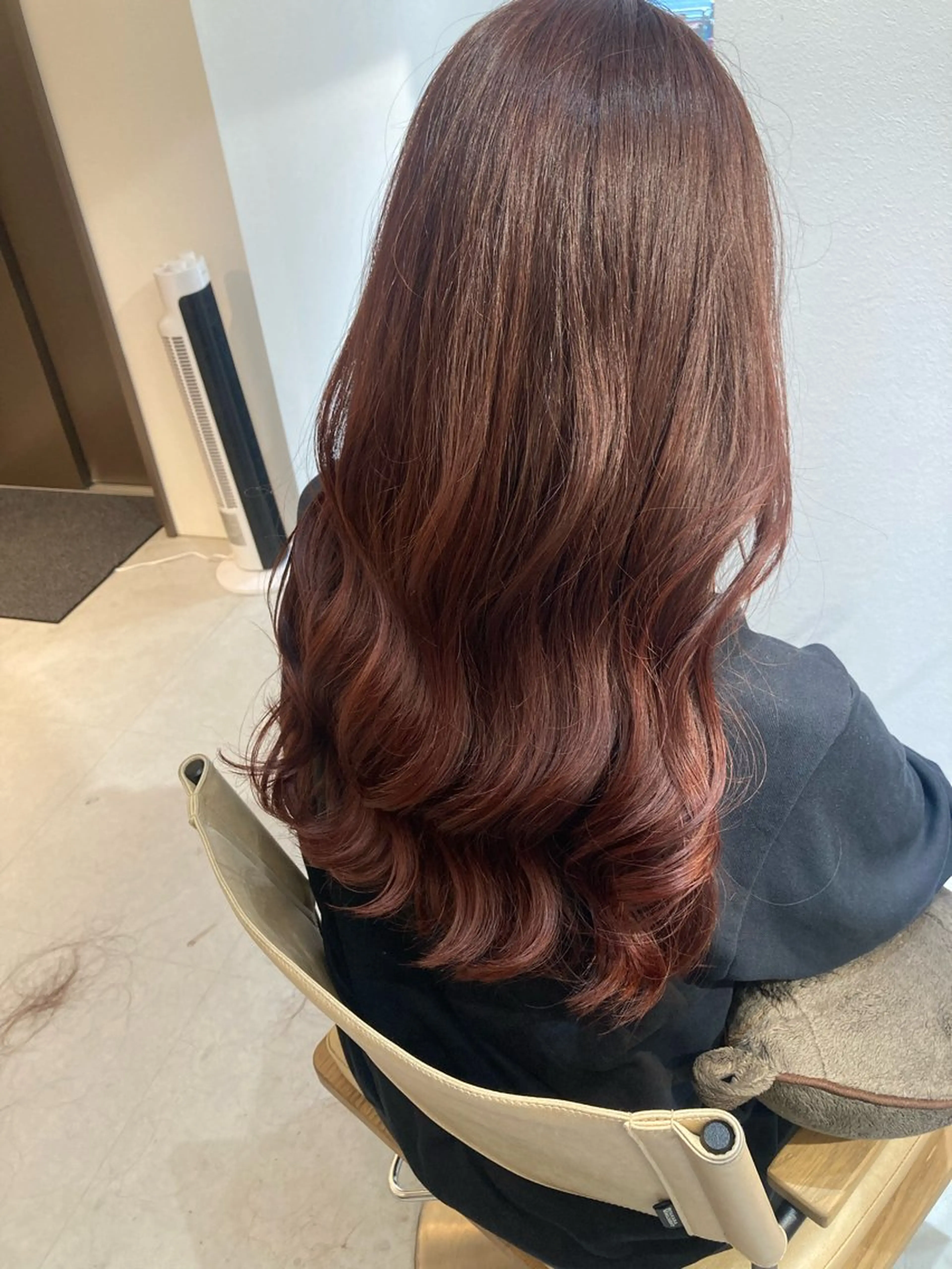 ロング カット ヘアカラー トリートメント ✨色持ちの良い艶 カラー✨蟹江真世のヘアスタイル