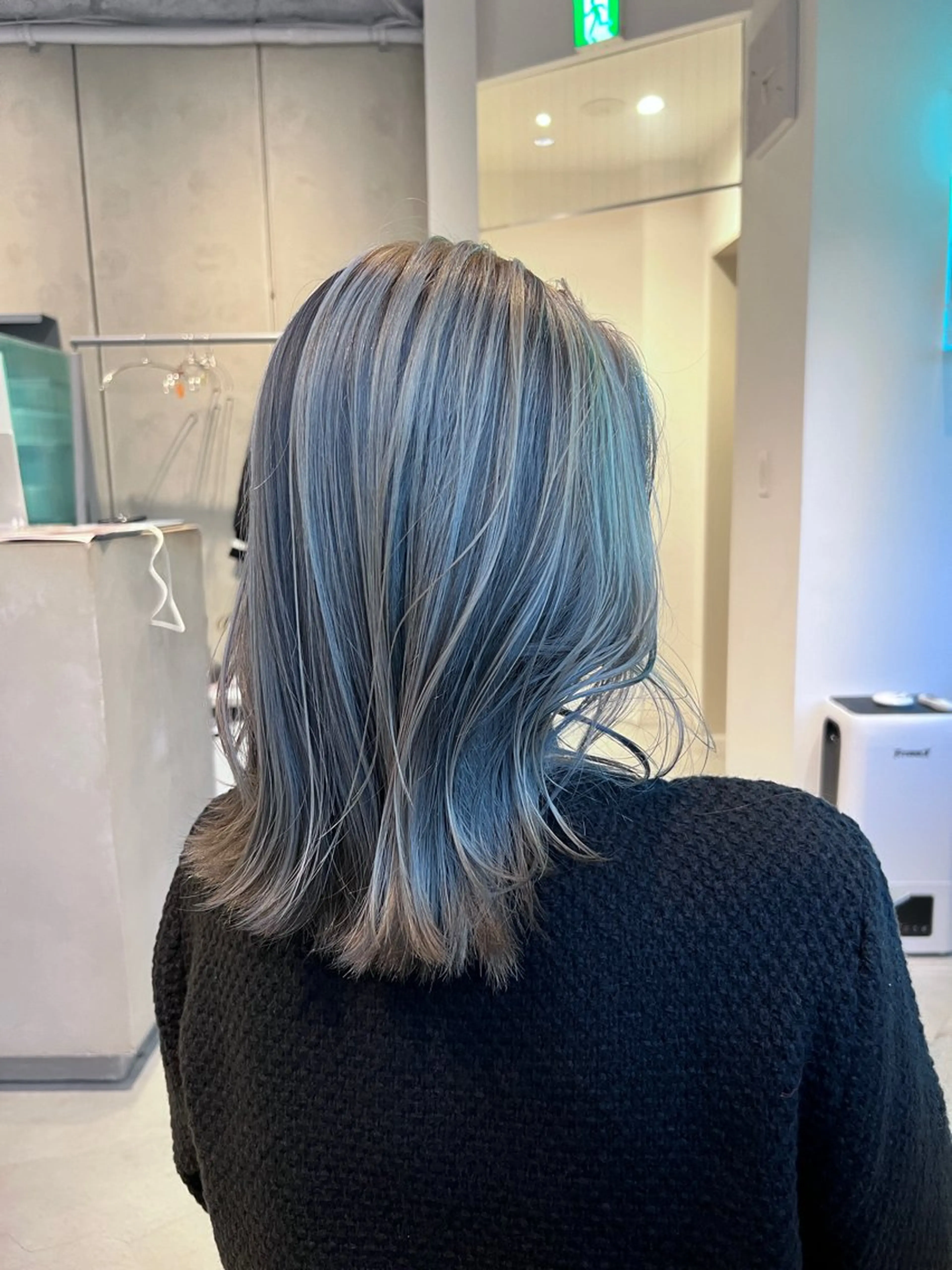 ミディアム カラー ヘアカラー トリートメント ROCAReTA  河原町三条所属・🌐👽フクイ キララ🌎💎のヘアスタイル