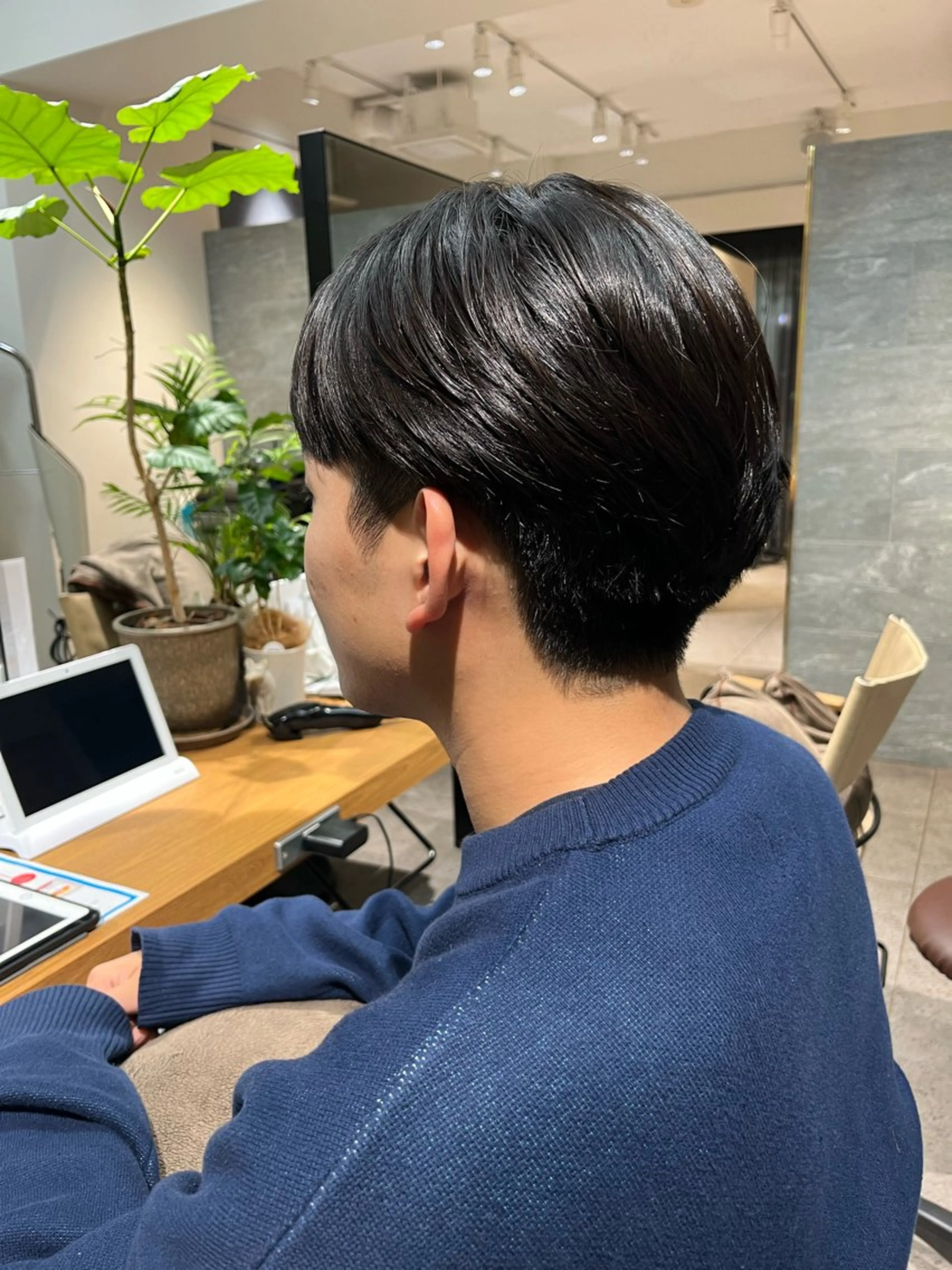 ショート メンズ カット メンズパーマモデル ／浅野未来🌼.*のヘアスタイル