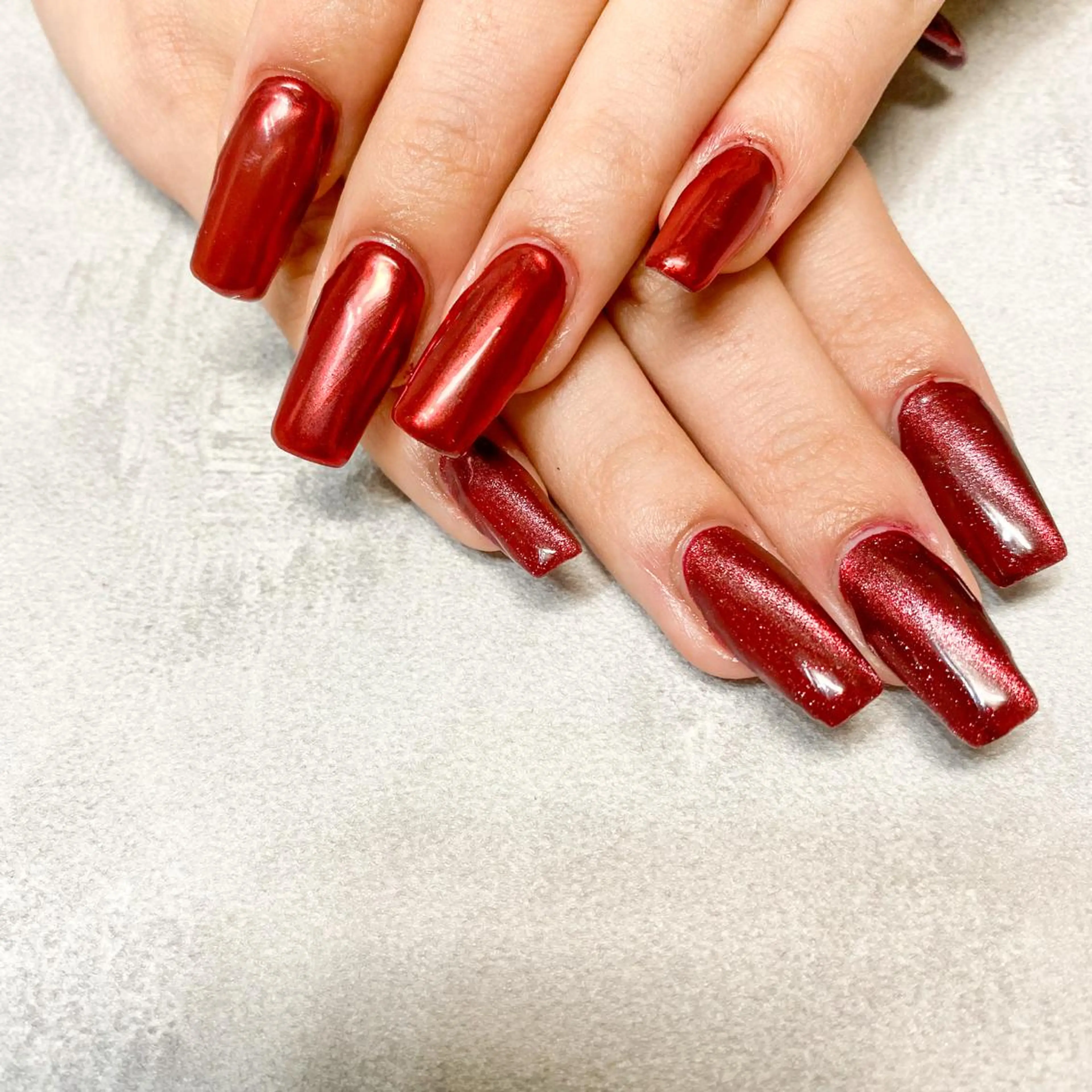 ネイル ハンドネイル ゴテゴテ💙ワンホン リオナのネイルデザイン