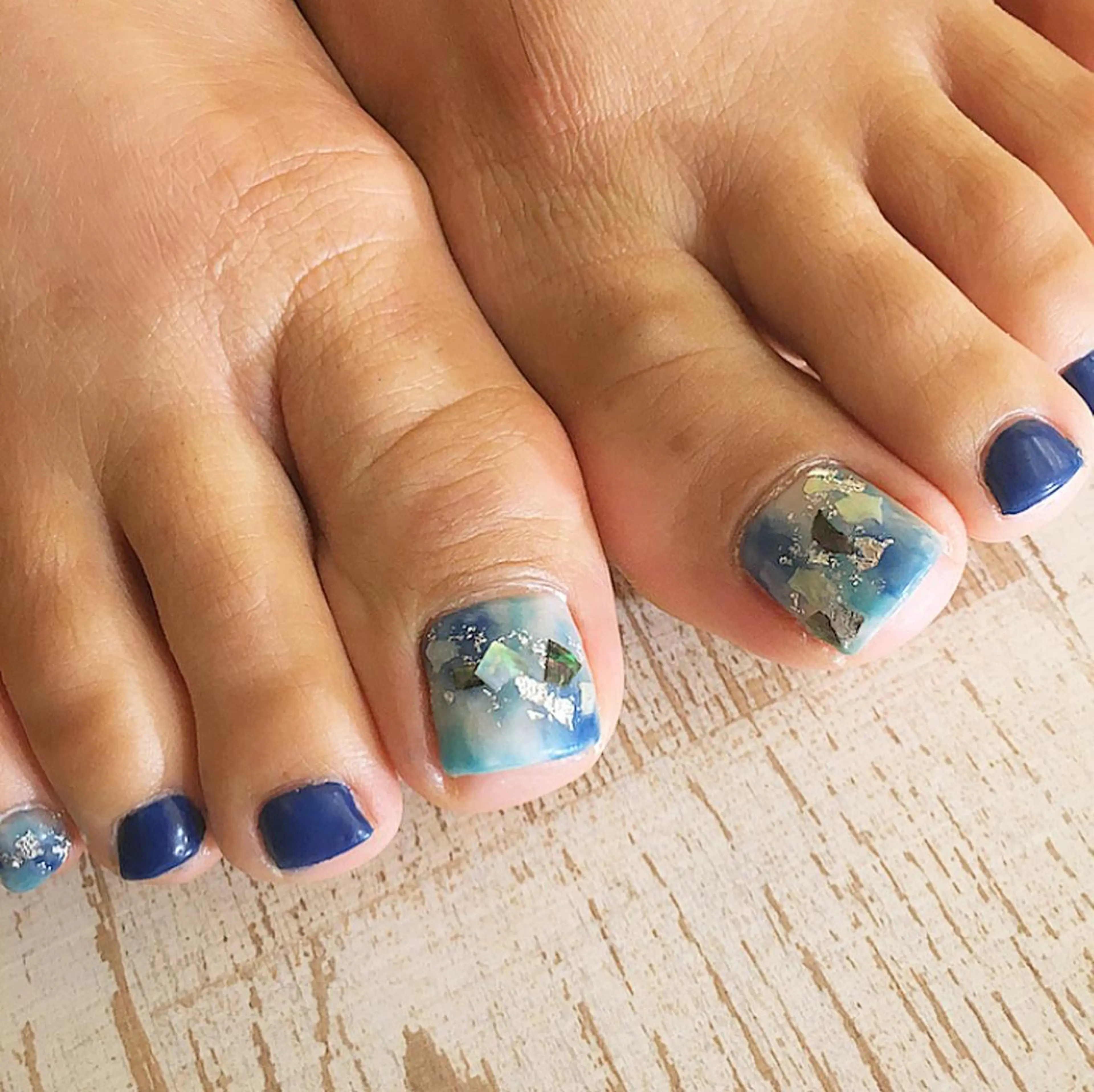 ネイル フットネイル kurogi nanakaのネイルデザイン