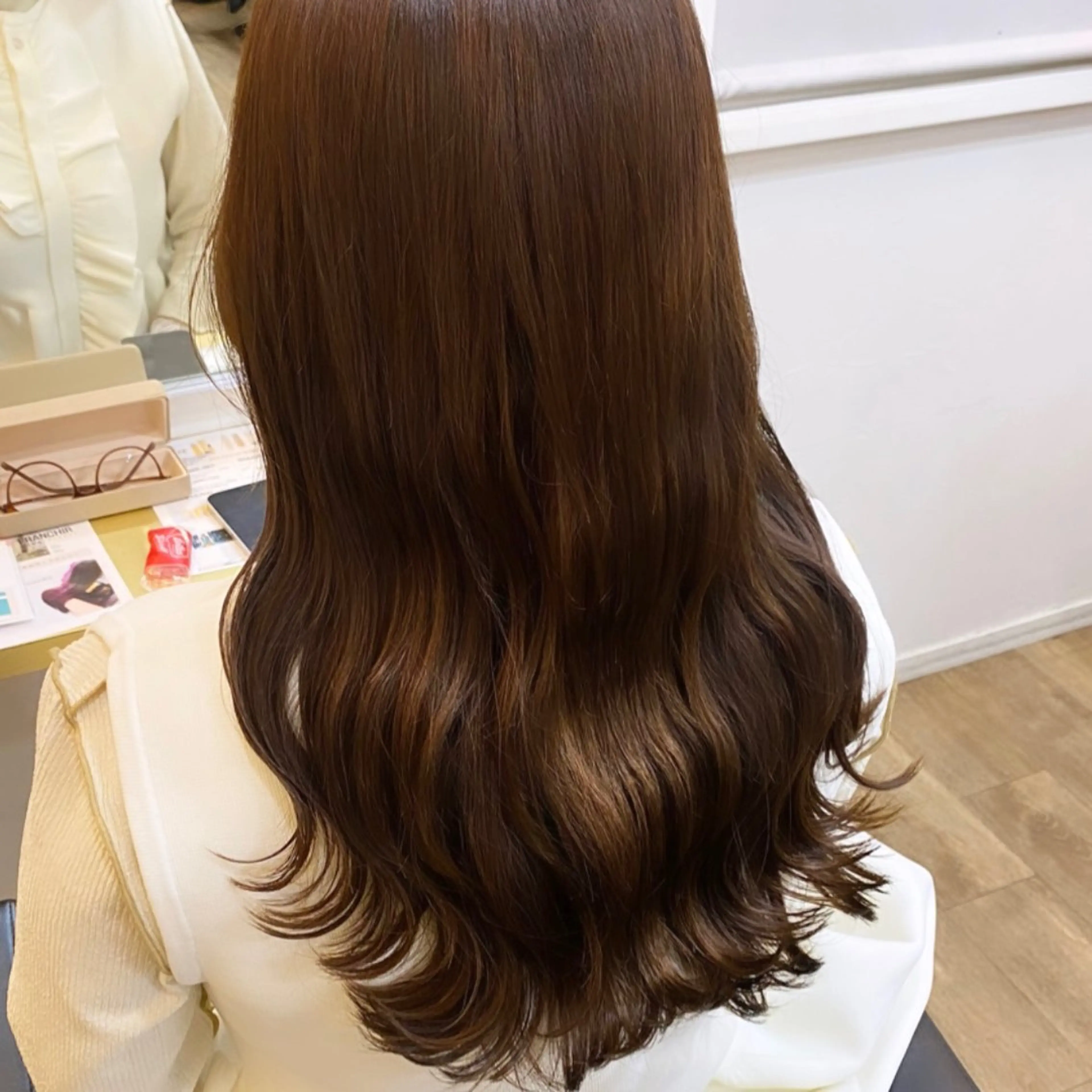 ロング カラー ベージュカラー ブラウンカラー 透明感カラー カット ヘアカラー みやび🫧髪質改善 🫧透明感カラー🫧のヘアスタイル