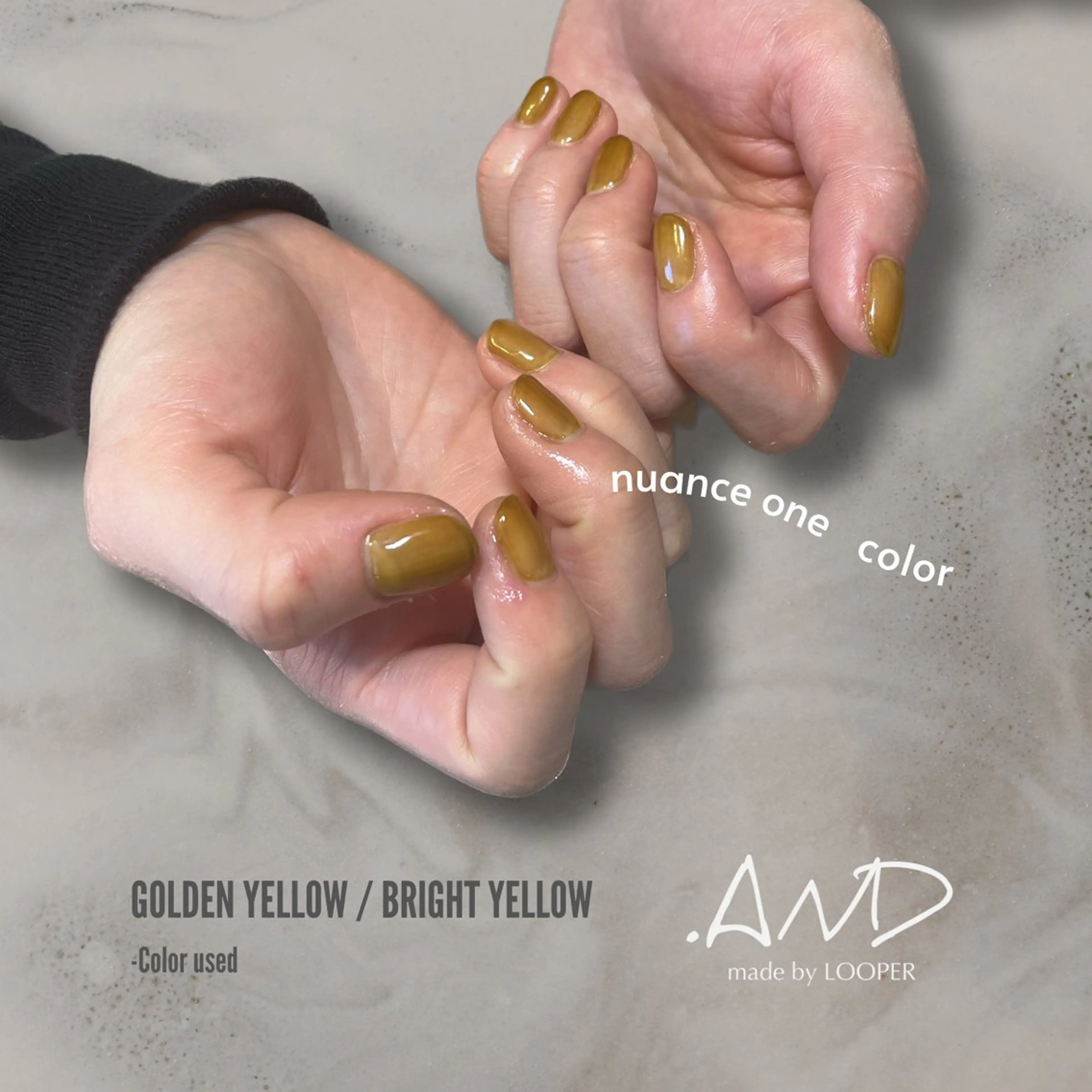 ネイル ニュアンスネイル ワンカラーネイル LOOPER所属・mzh ...のネイルデザイン