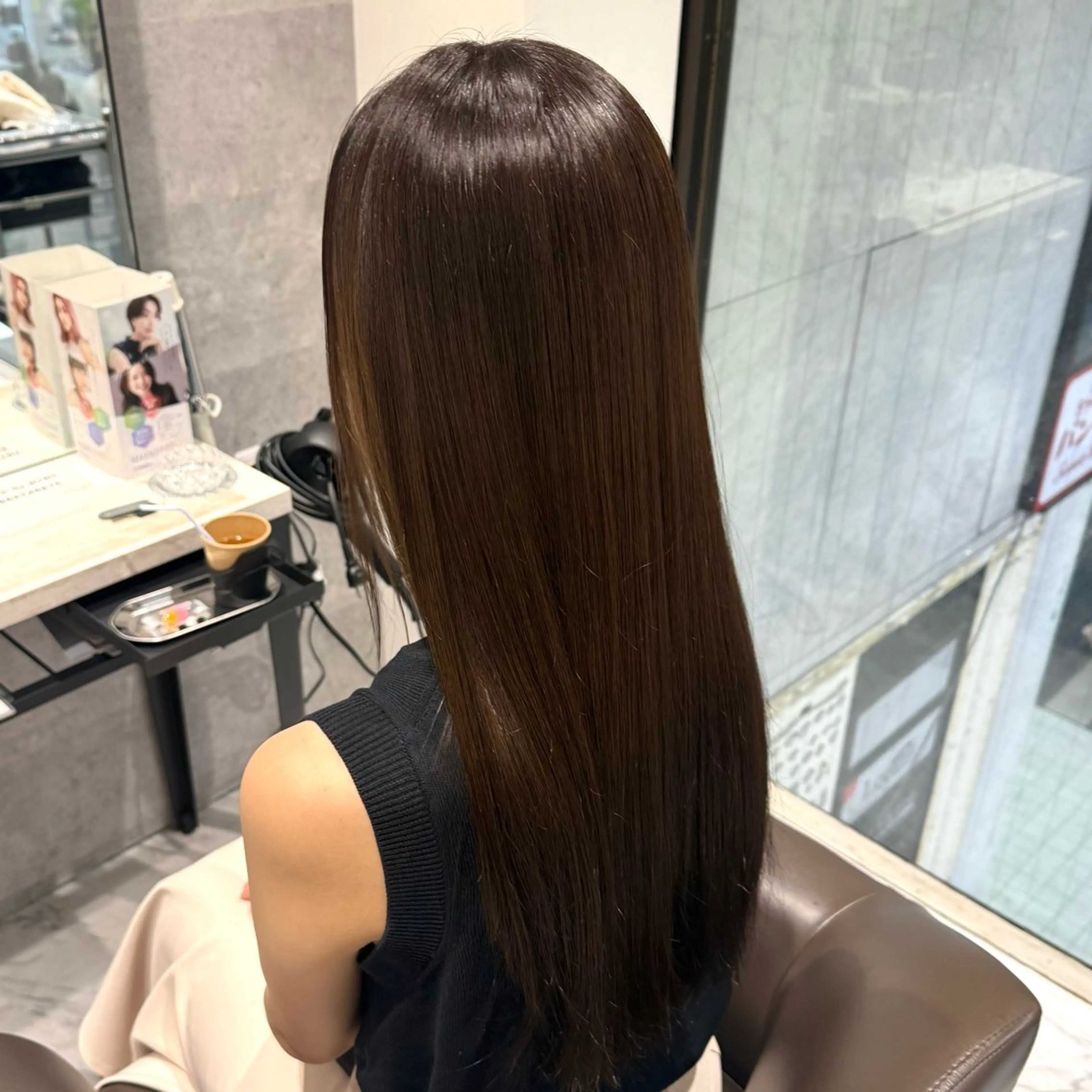カラー 透明感カラー ヘアカラー 馬渡 真輝のヘアスタイル