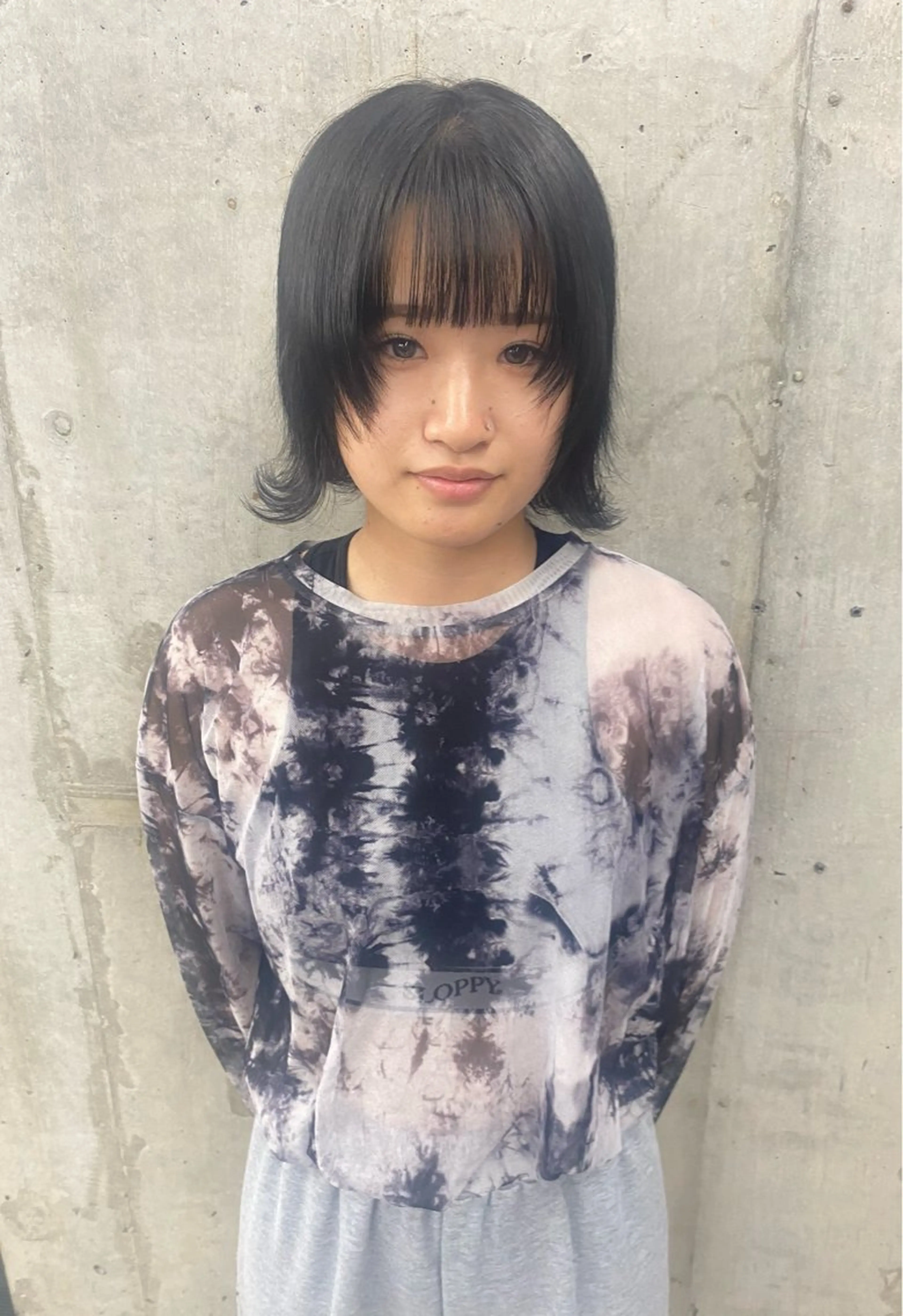 ミディアム カラー ヘアアレンジ 苗代萌/ぷるツヤ髪 🫧/透明感カラーのヘアスタイル