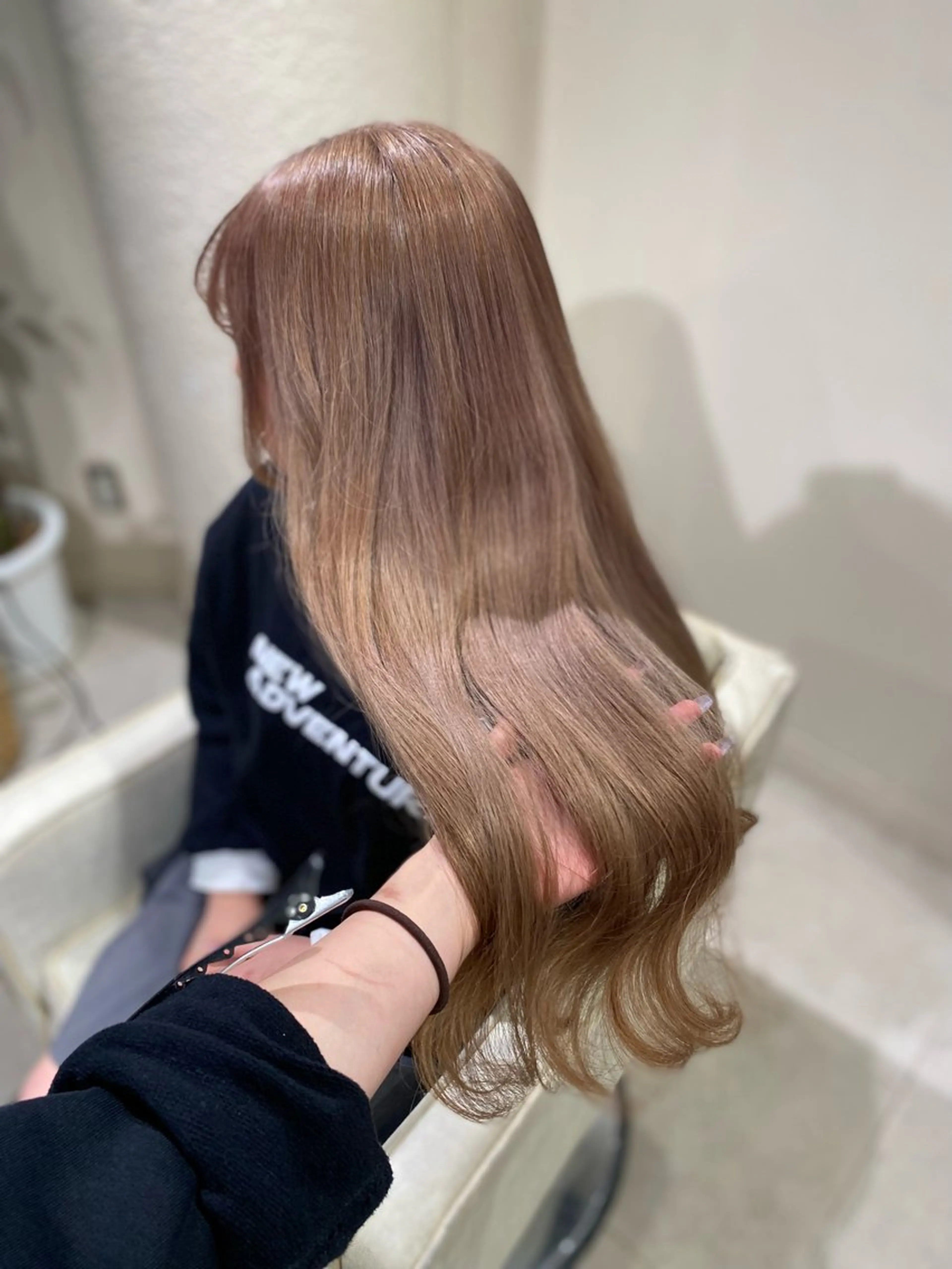 カラー ヘアカラー トリートメント ハイトーン✨艶髪💘 💘 AYANO💘のヘアスタイル
