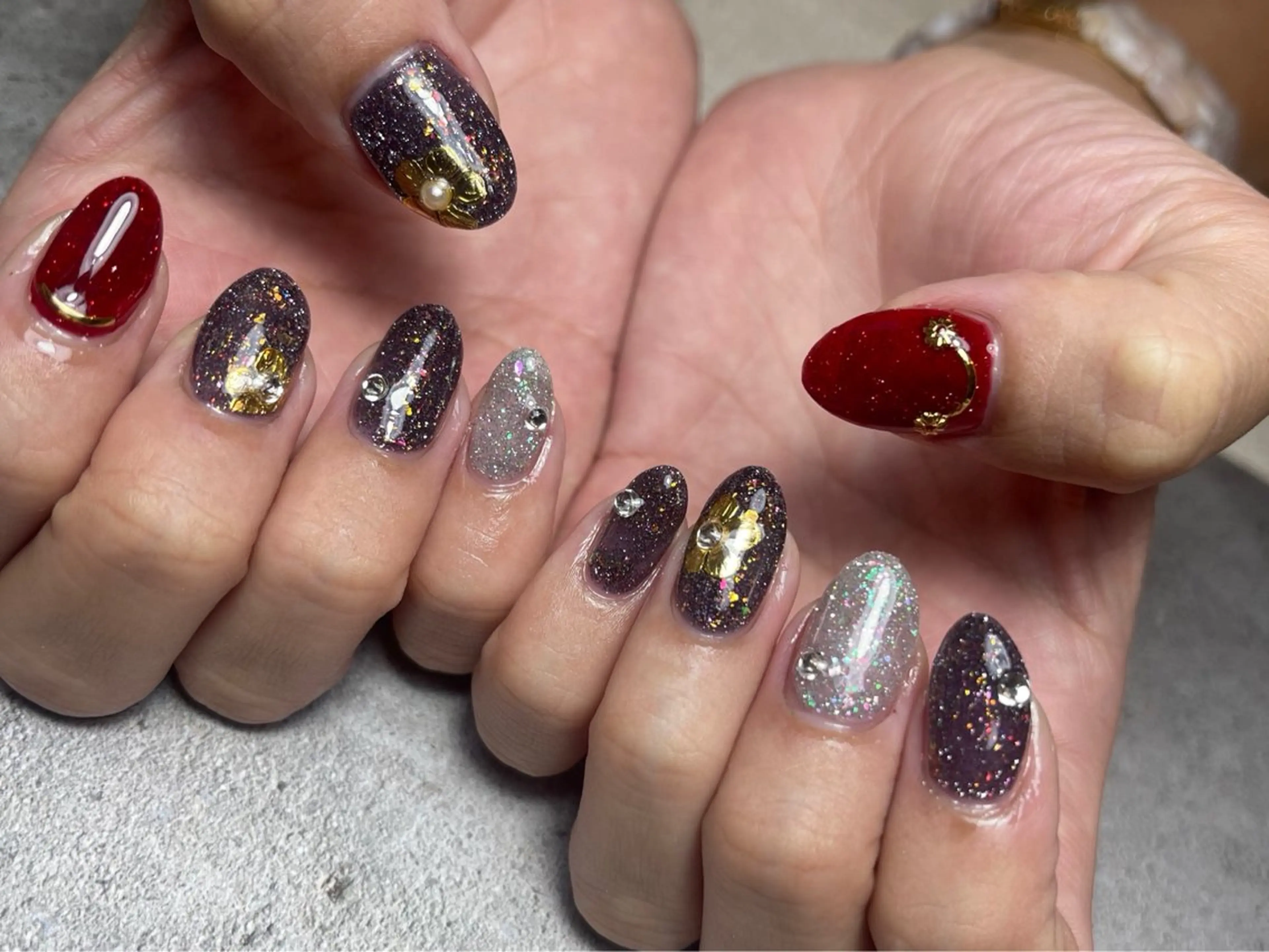 ネイル フラッシュネイル nailsalon gagaのネイルデザイン
