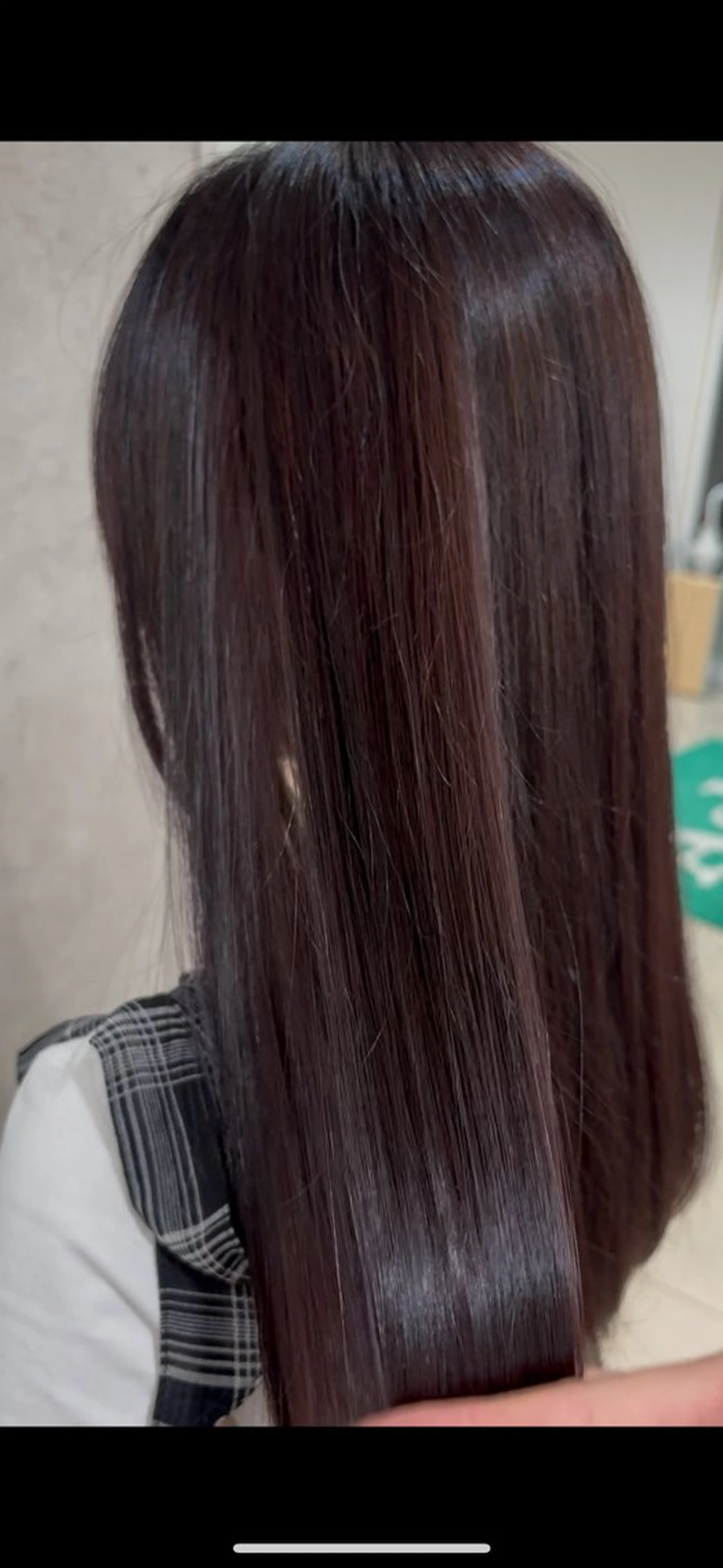 ロング パープルカラー ヘアカラー 【カラー/縮毛】༒ ふみのヘアスタイル