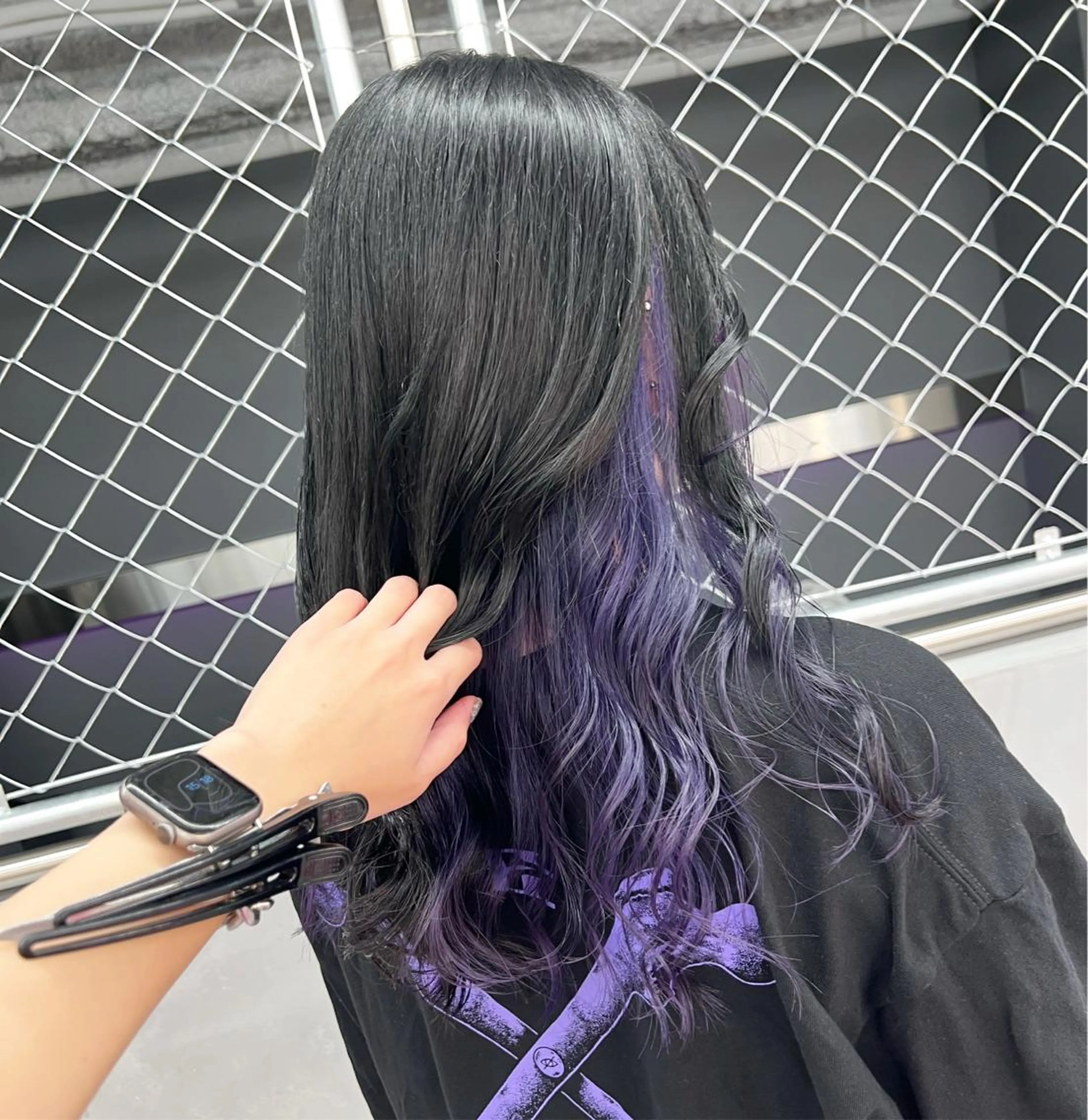 【肩下~胸下ロング】インナーカラー➕4stepトリートメントの写真