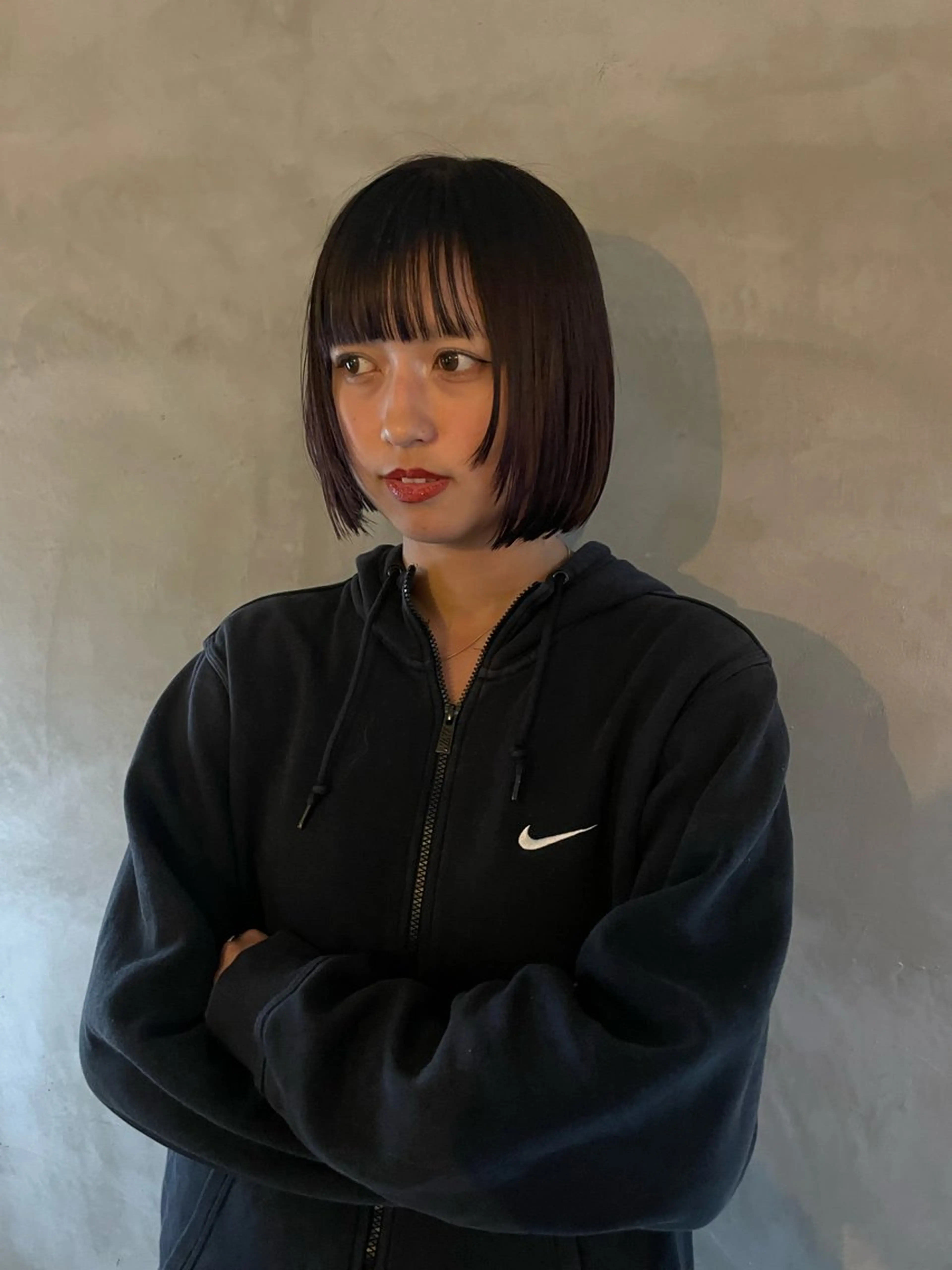 ショート 🍁レイヤー.ニュア ンスパーマ.🍁陸来のヘアスタイル