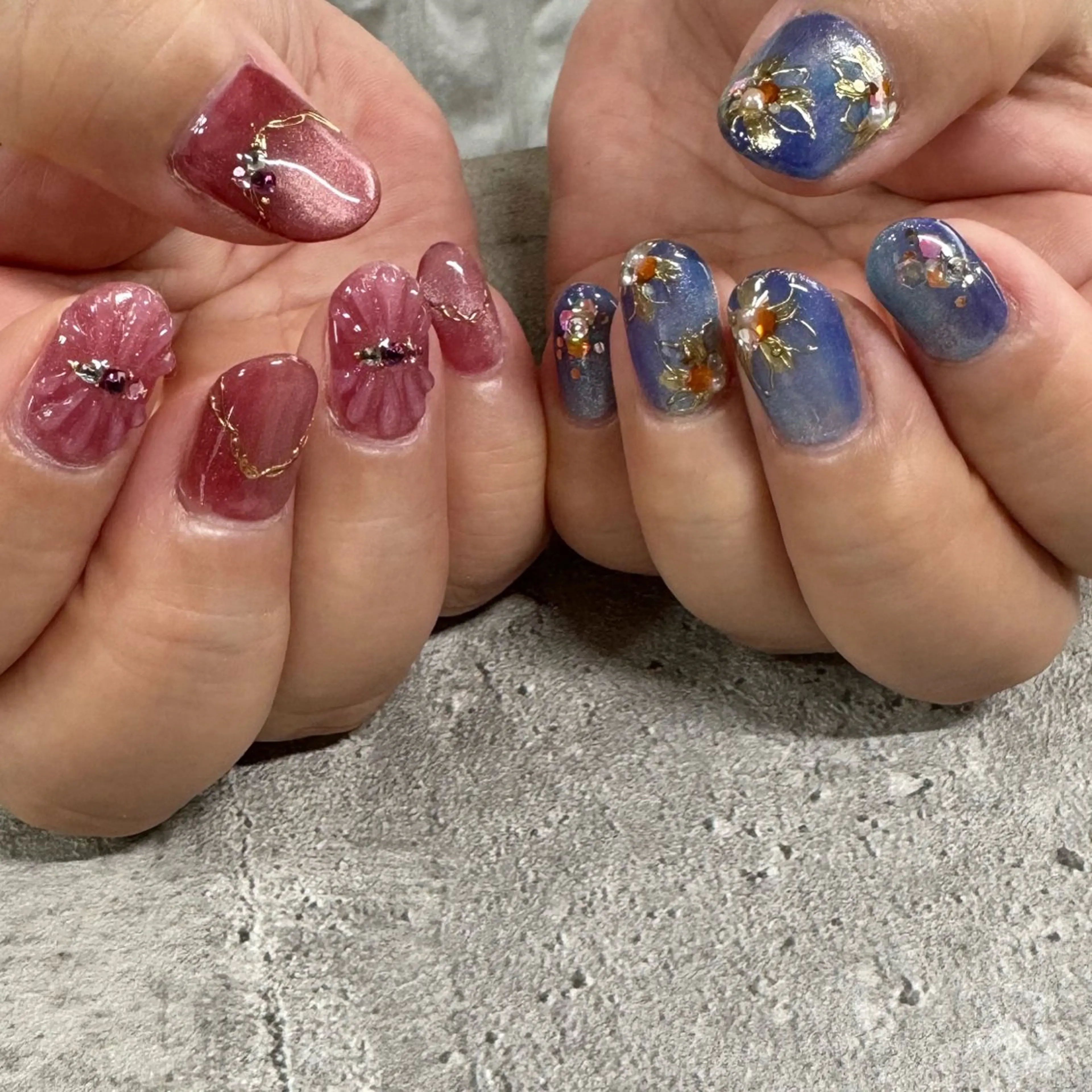 ネイル ジェルネイル 東 千夏のネイルデザイン