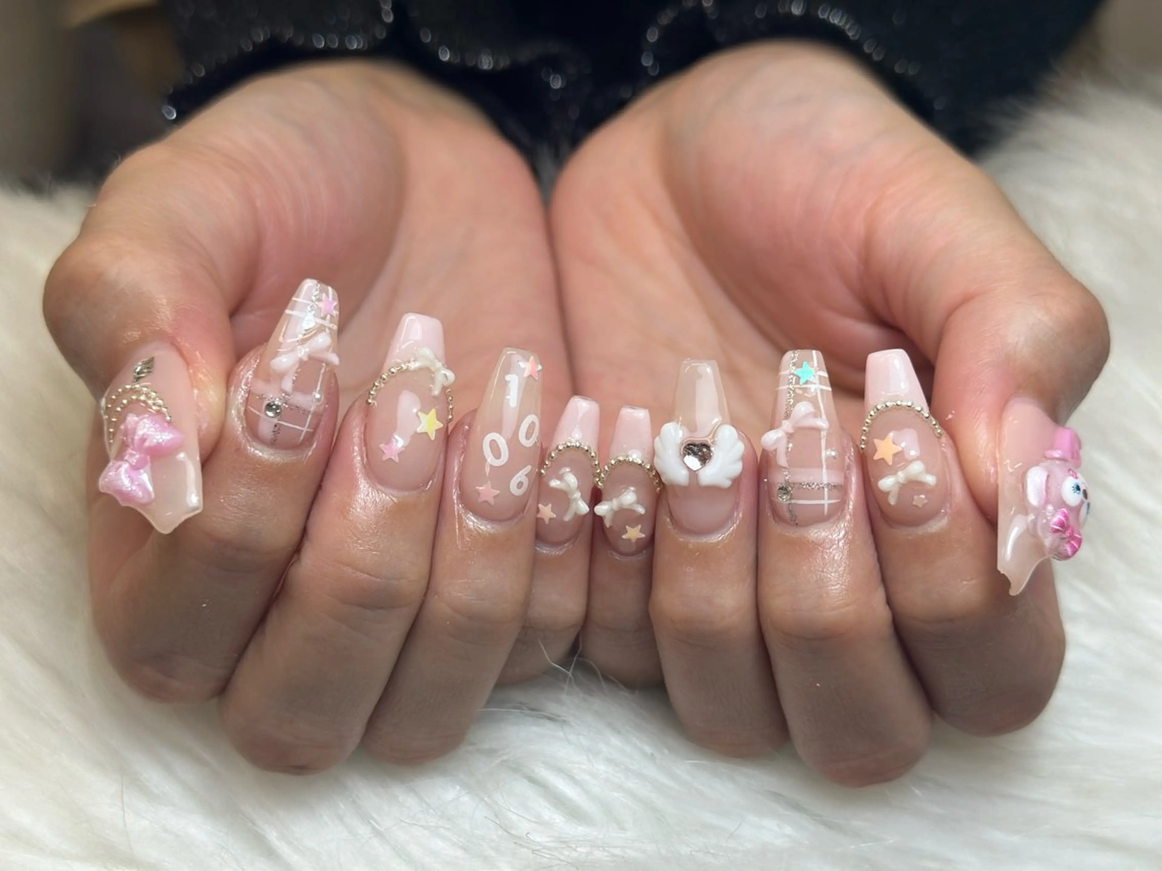 ネイル アートネイル ジェルネイル マグネットネイル ハンドネイル JennNail_ マオのネイルデザイン