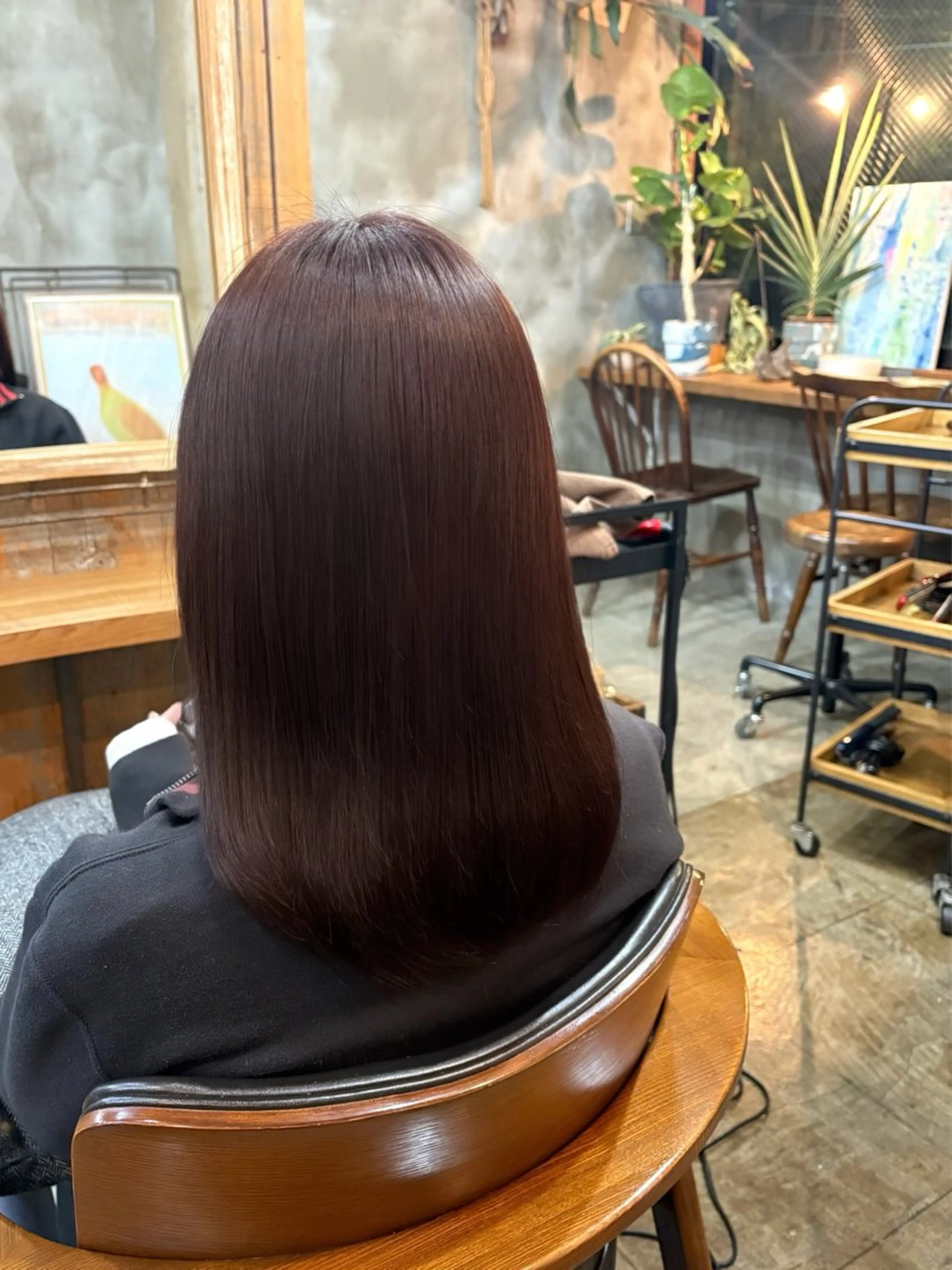 ミディアム カラー ブリーチ 透明感カラー ブリーチなしカラー トリートメント ヘアカラー Ricca所属・Hina🧵/恵比寿 中目黒/透明感カラーのヘアスタイル