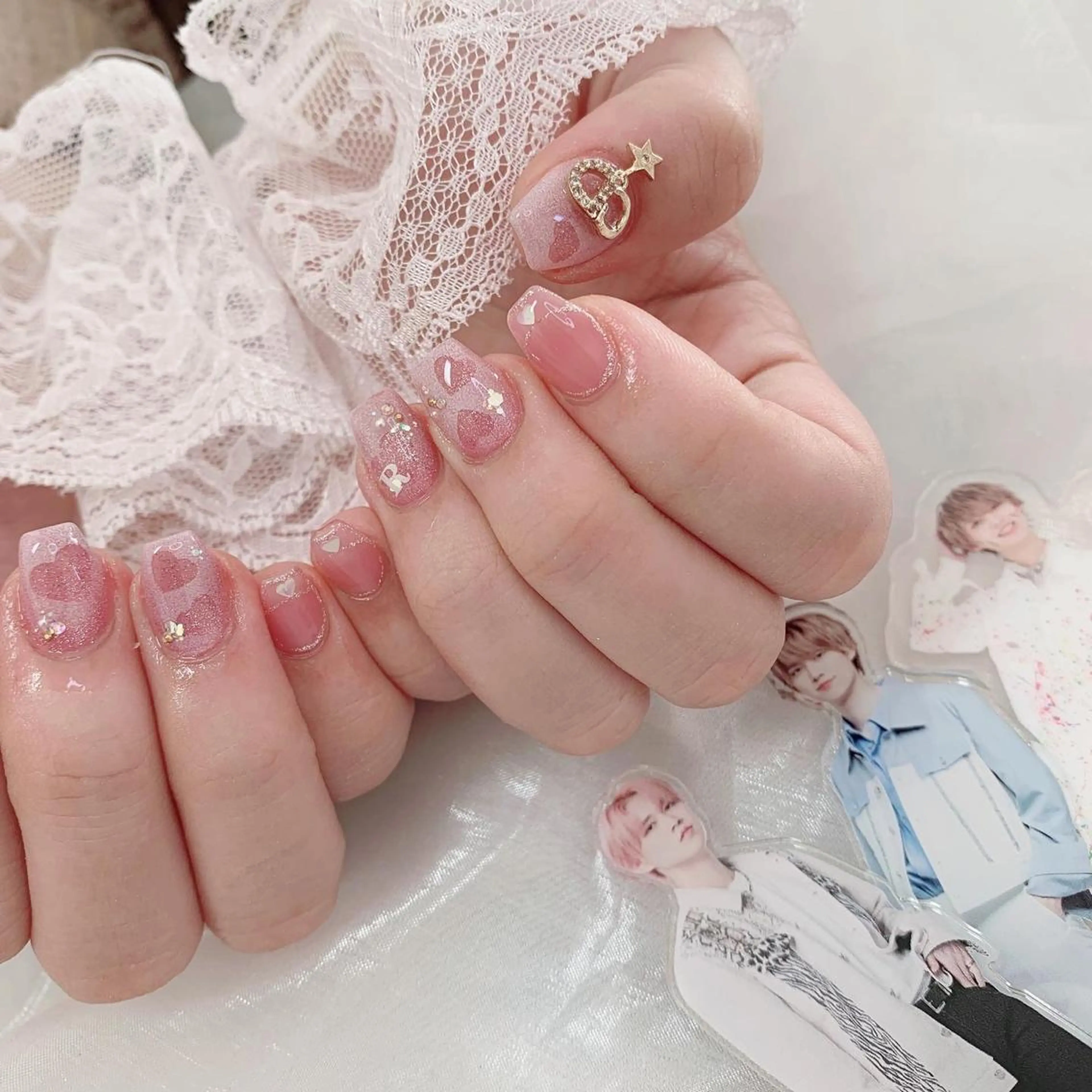 ネイル ハンドネイル La neige* yuki 🥯🍑のネイルデザイン