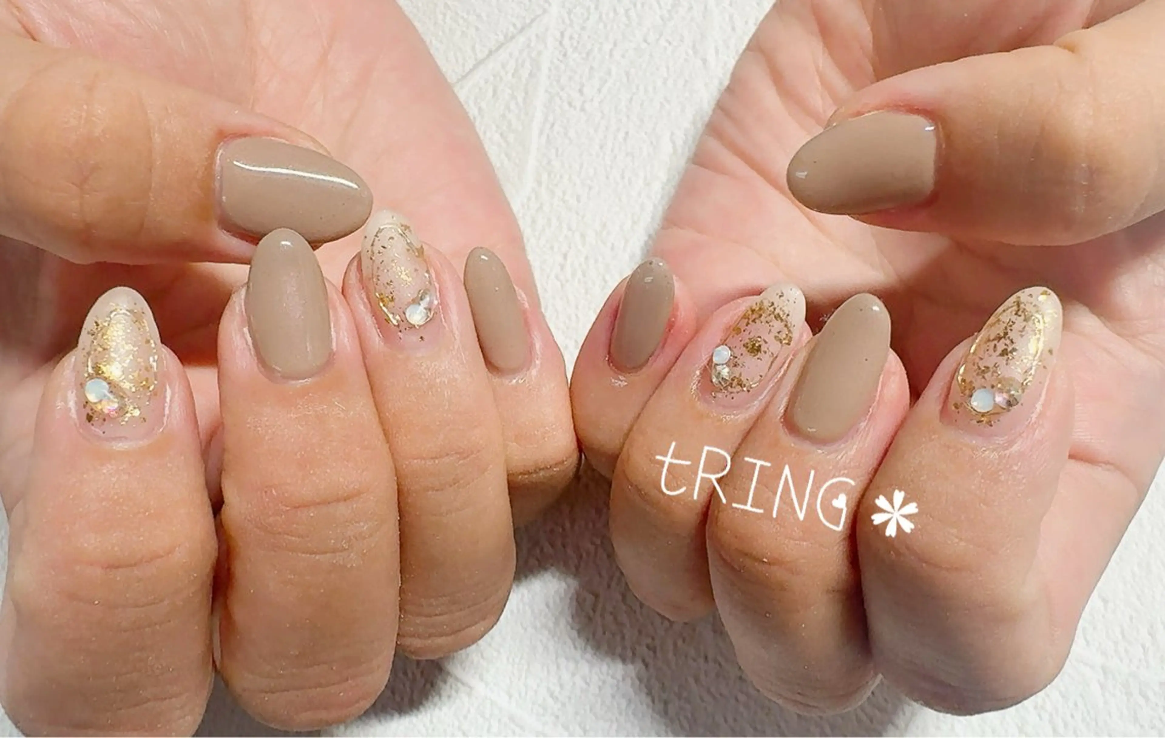 ネイル ハンドネイル tRING＊ しいの木台のネイルデザイン