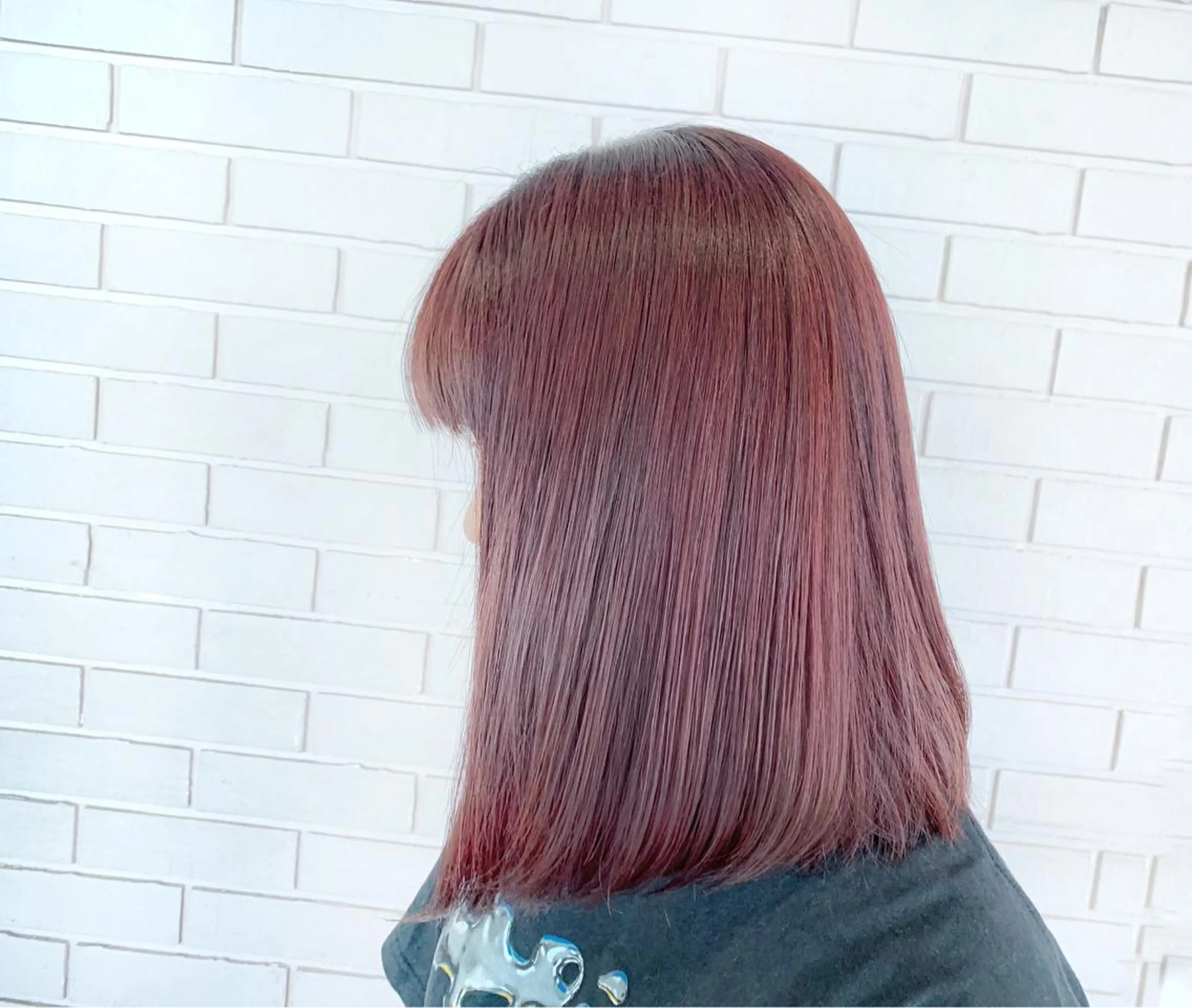 ミディアム カラー 杉村 未来のヘアスタイル