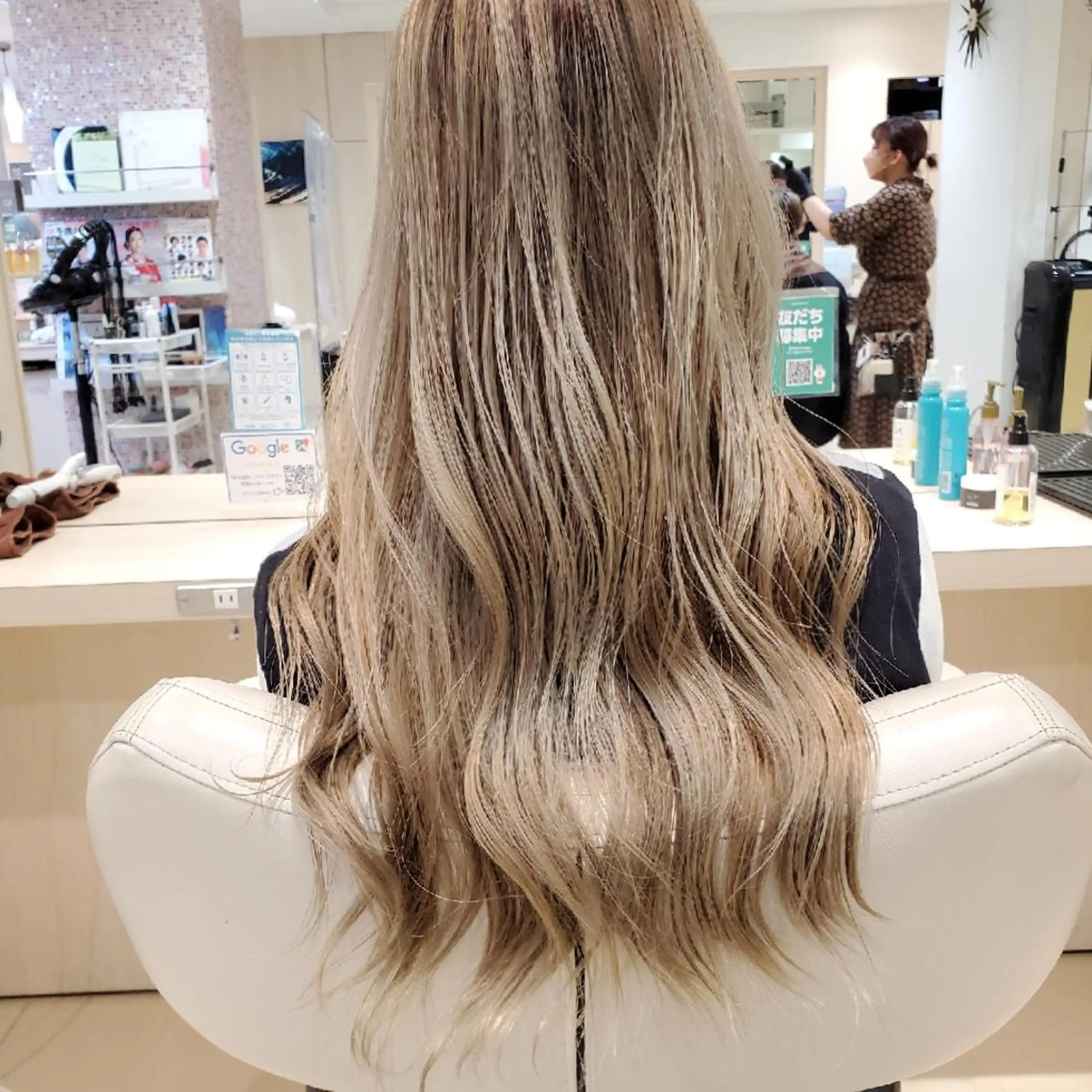 ロング ヘアカラー トリートメント 社内カット講師・店長 菅原賢一のヘアスタイル
