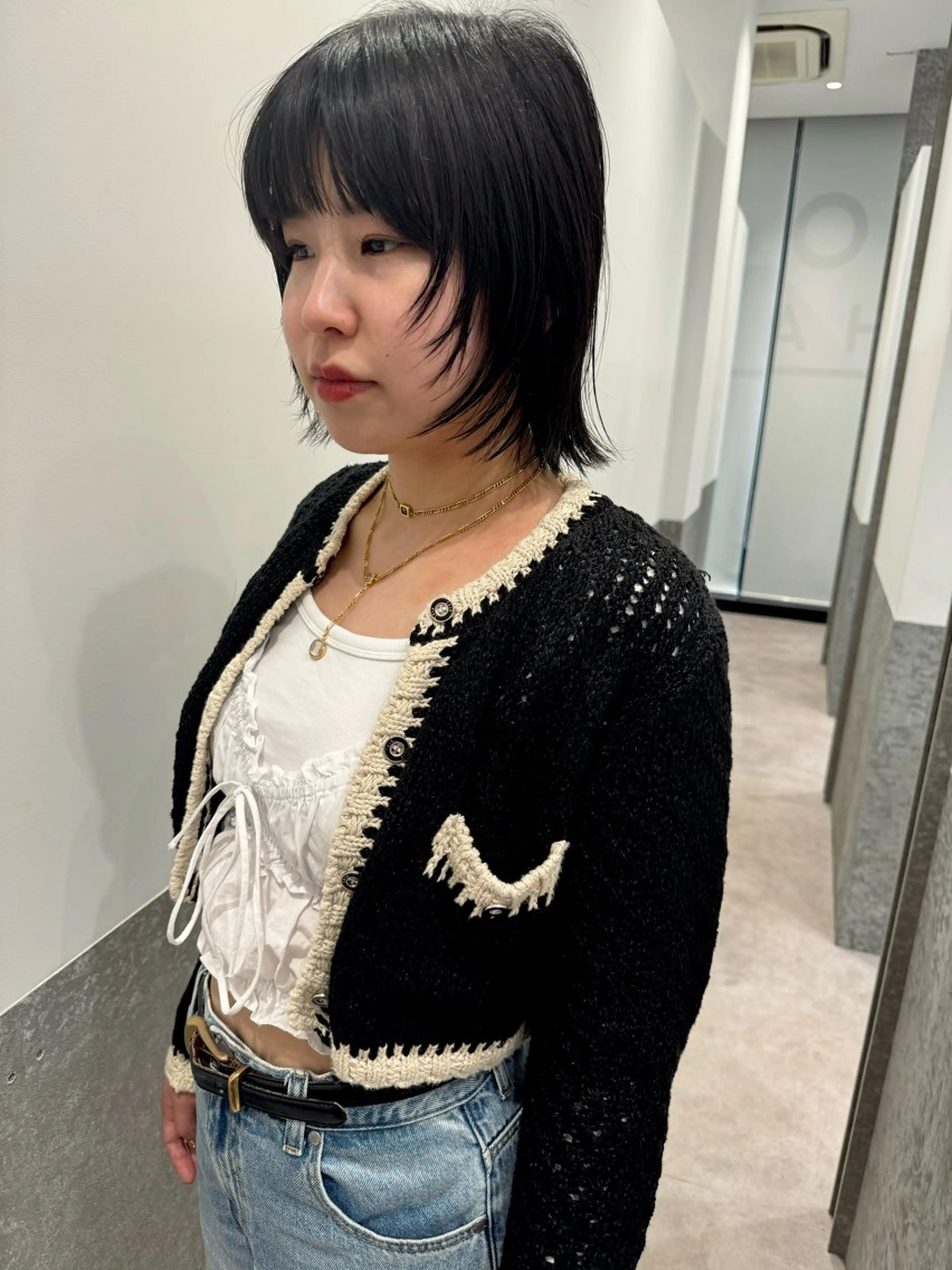 ショート カラー 顔周りカット カット ヘアカラー トリートメント センスをお届けします 大谷将生INFPのヘアスタイル