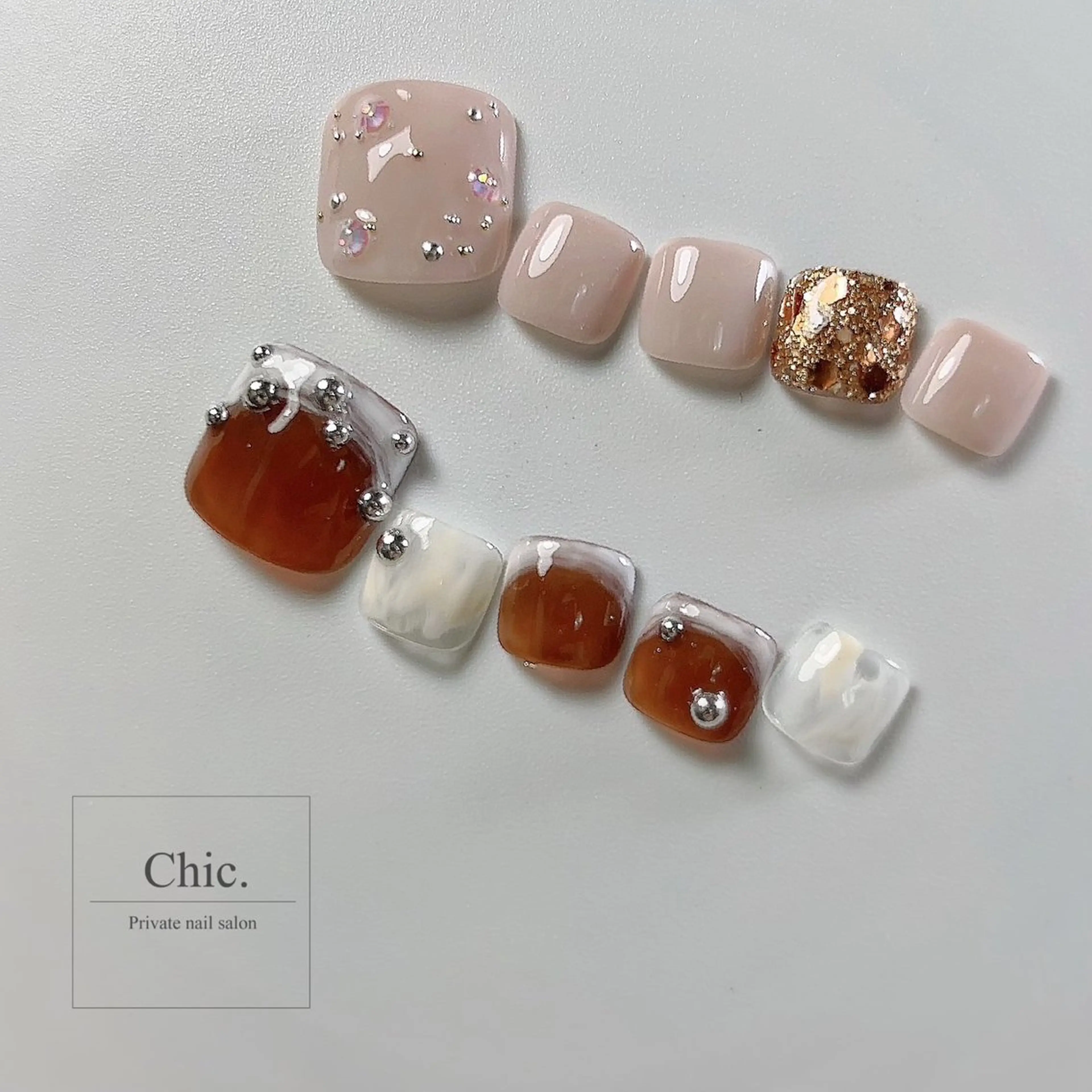 ネイル フットネイル Chic. nailのネイルデザイン