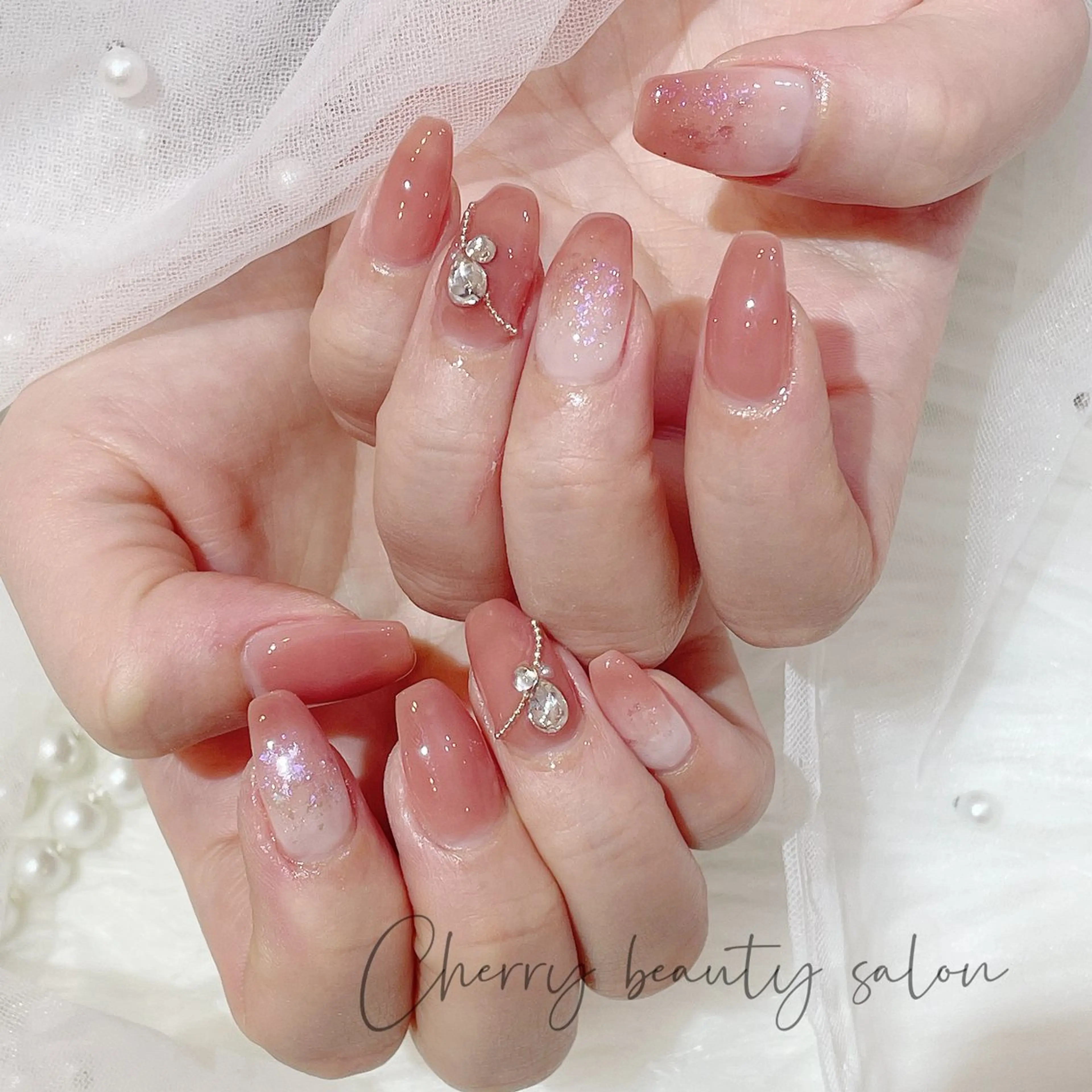 ネイル ハンドネイル ハンドケア SAKURA 🍒のネイルデザイン