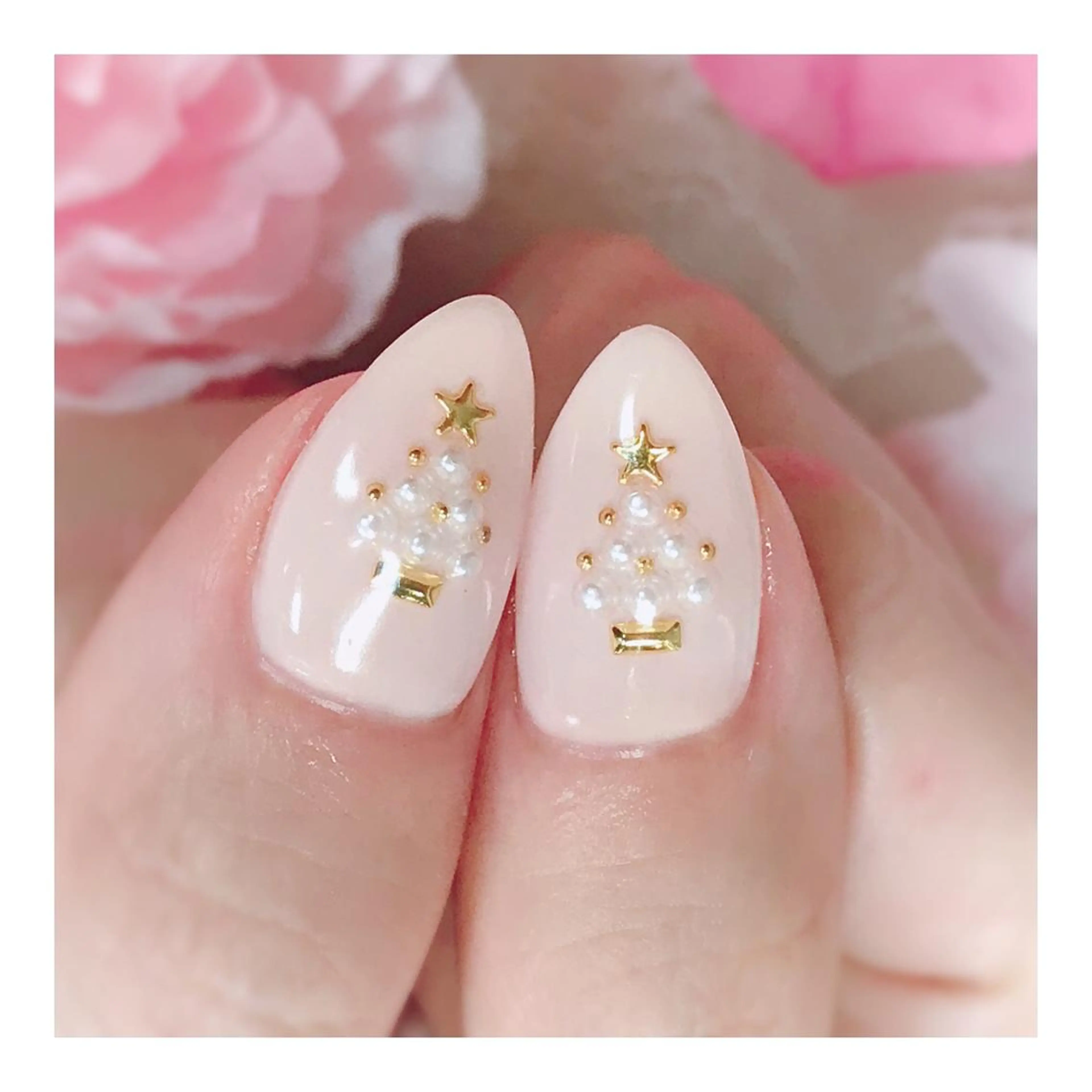 ネイル 冬ネイル クリスマス Franc2 nail所属・玉造、森ノ宮 fran2 nailのネイルデザイン