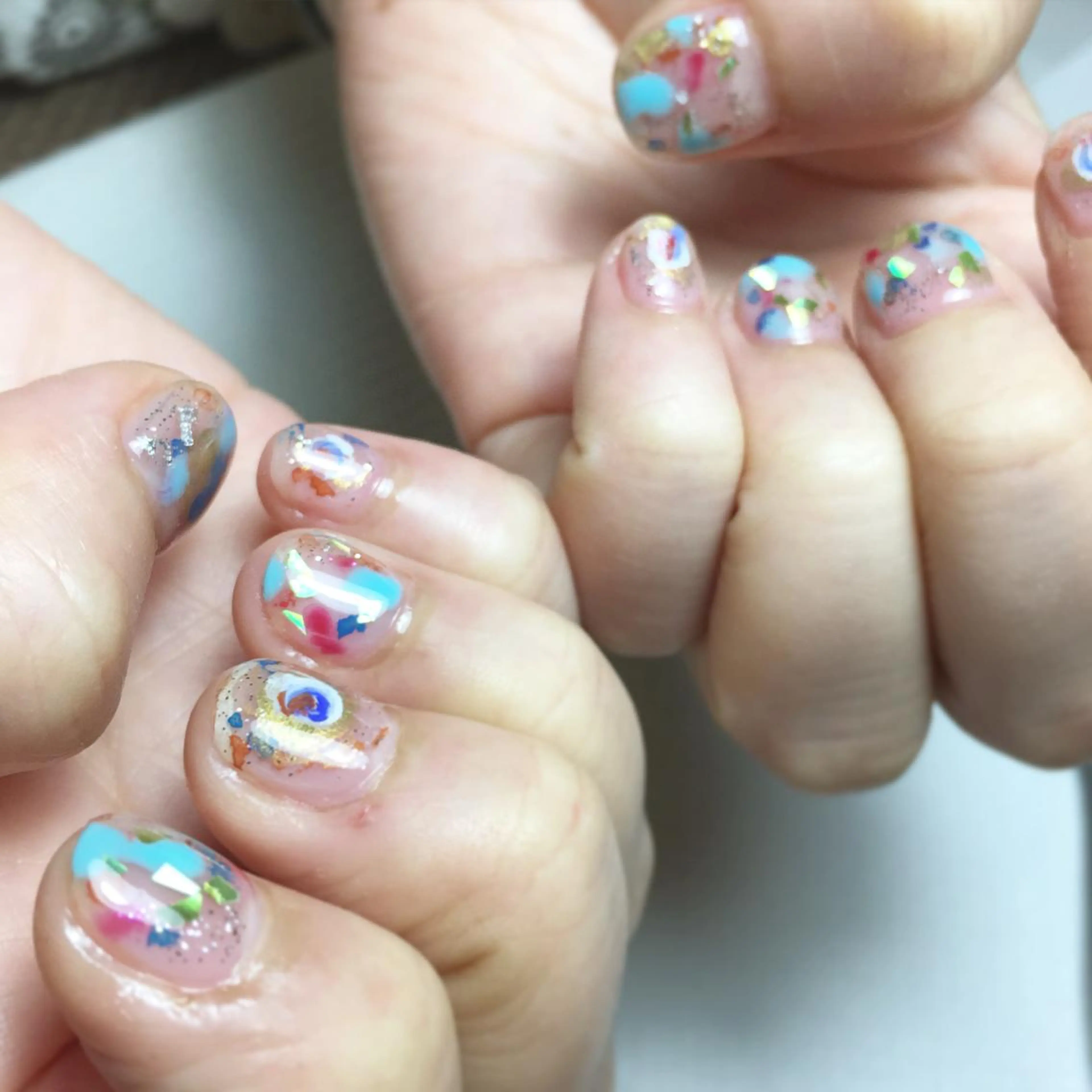 ネイル ニュアンスネイル Nail salon viewt55☺︎のネイルデザイン