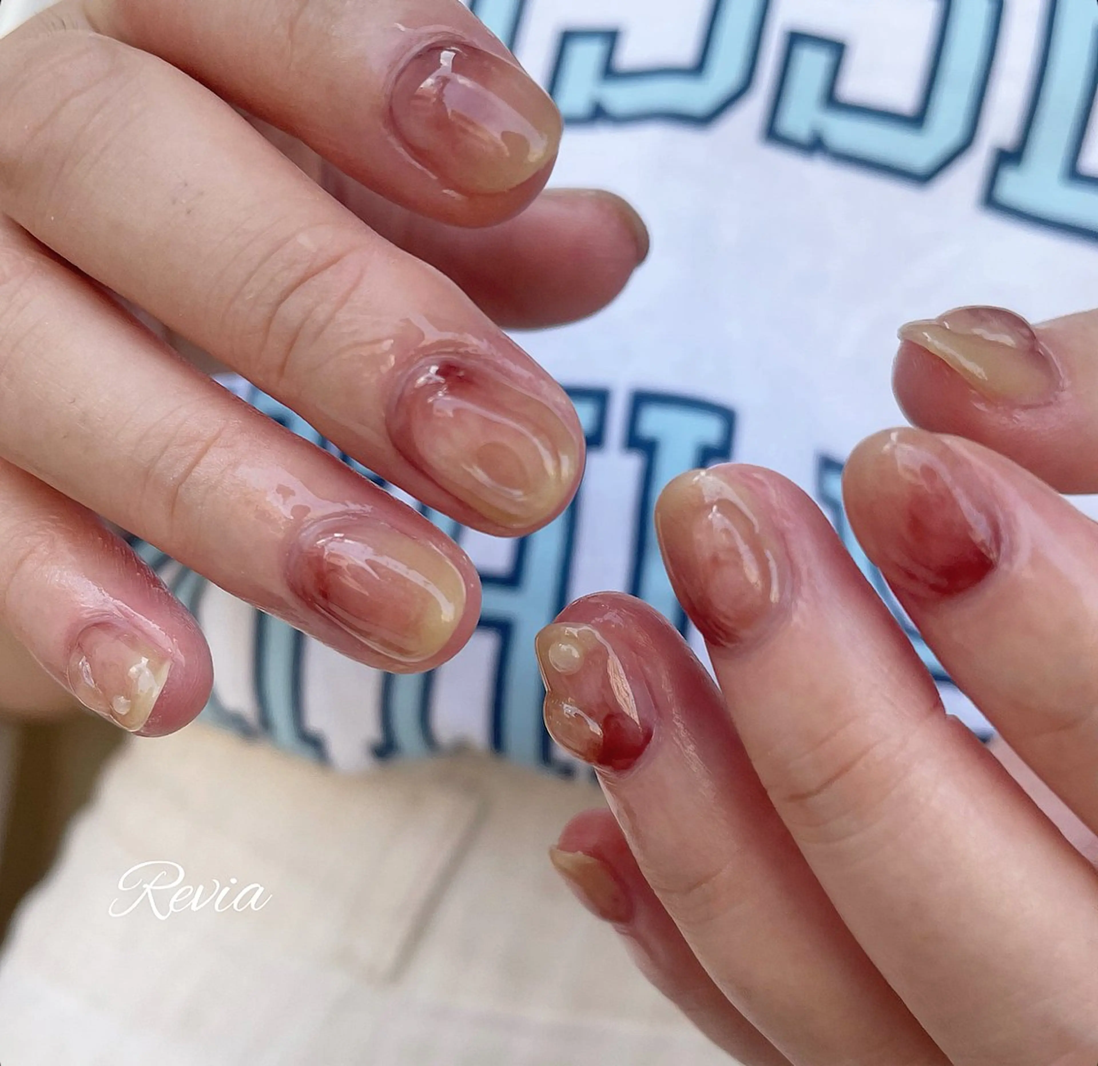 ネイル ハンドネイル revia所属・ERI Nailistのネイルデザイン
