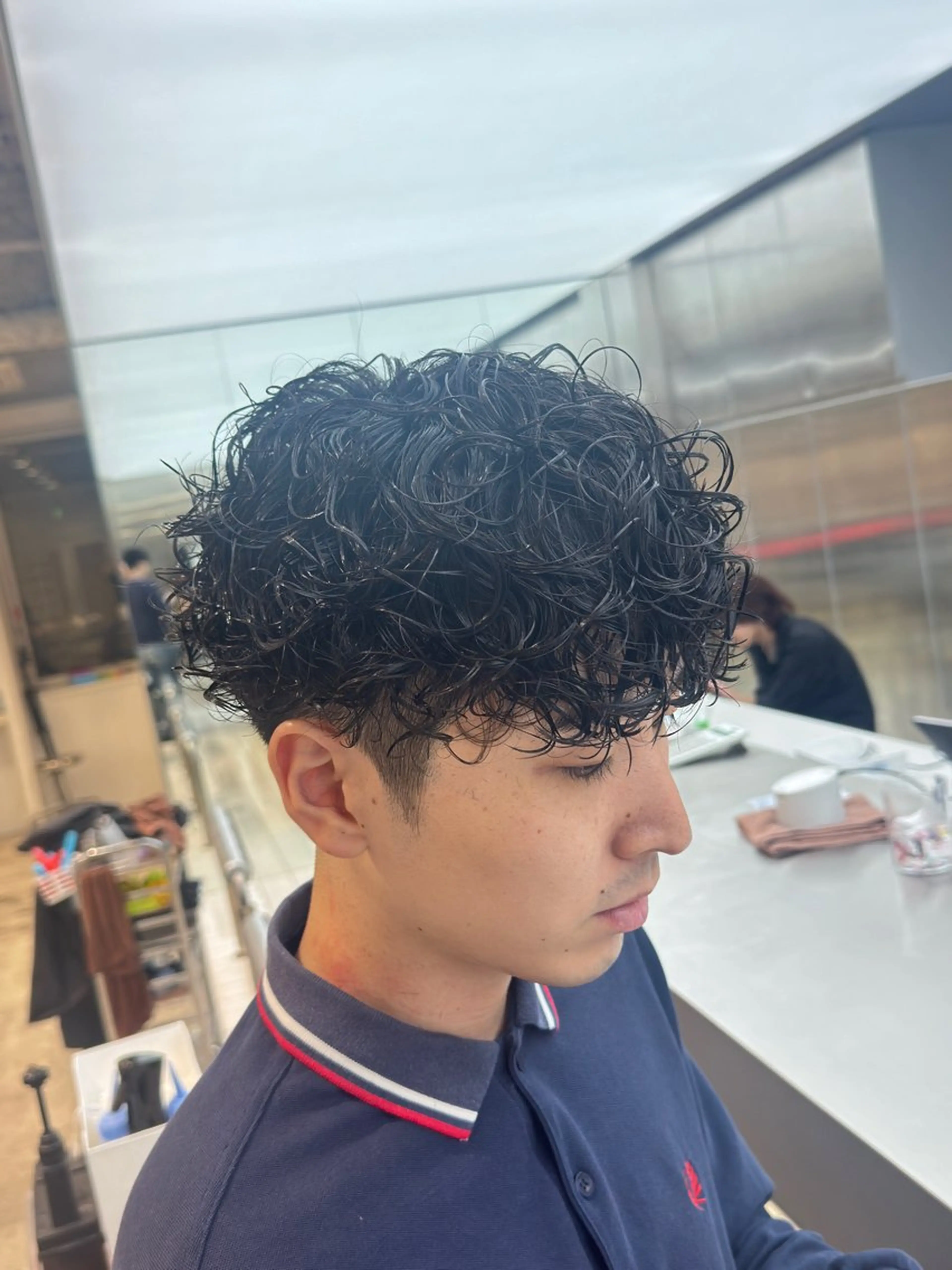 ショート パーマ カット パーマ fifth 児玉達哉 当日予約🙆のヘアスタイル