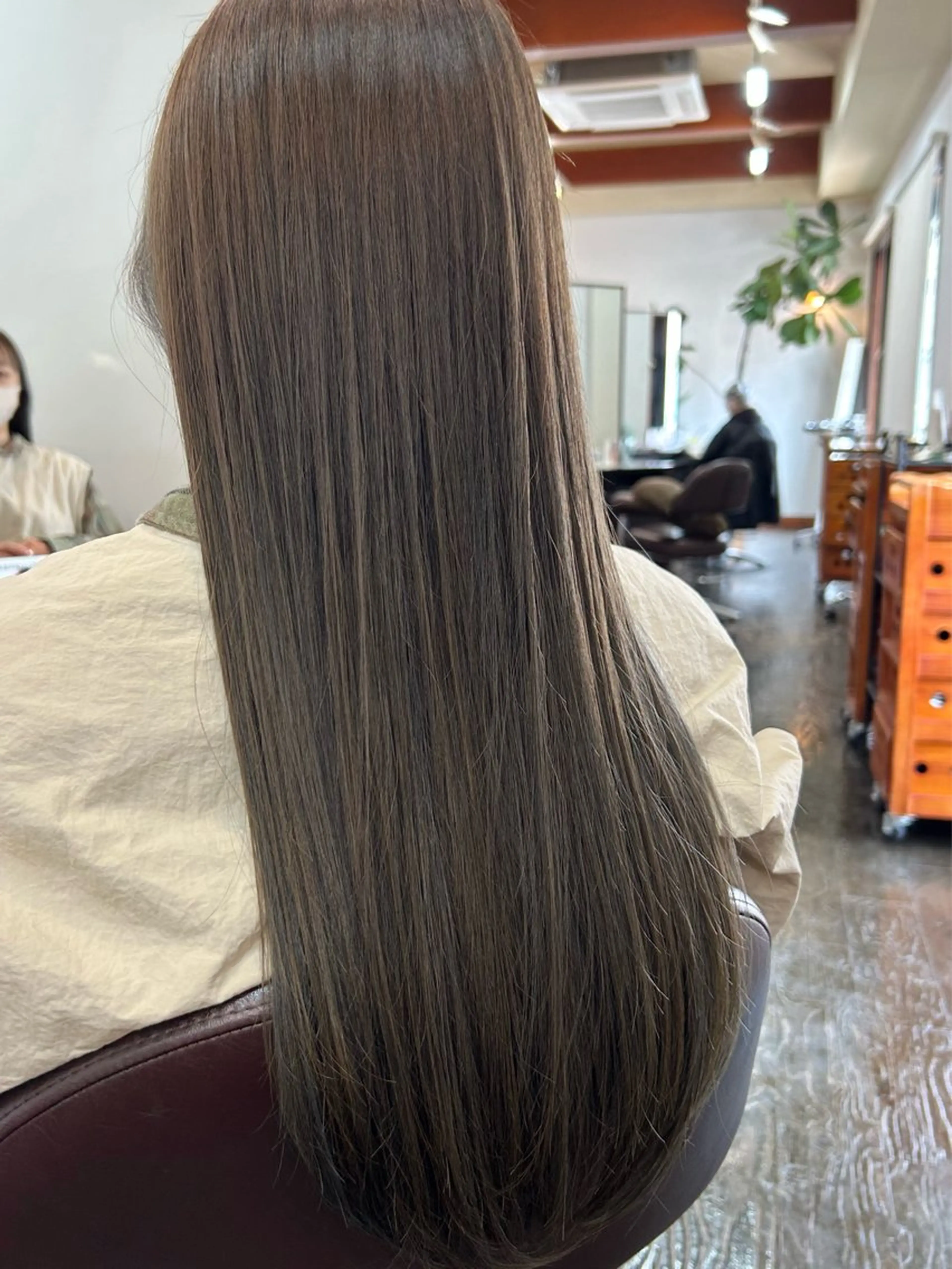 カラー アッシュ アッシュグレー アッシュグレージュ グレージュ 坂本 瑞季のヘアスタイル