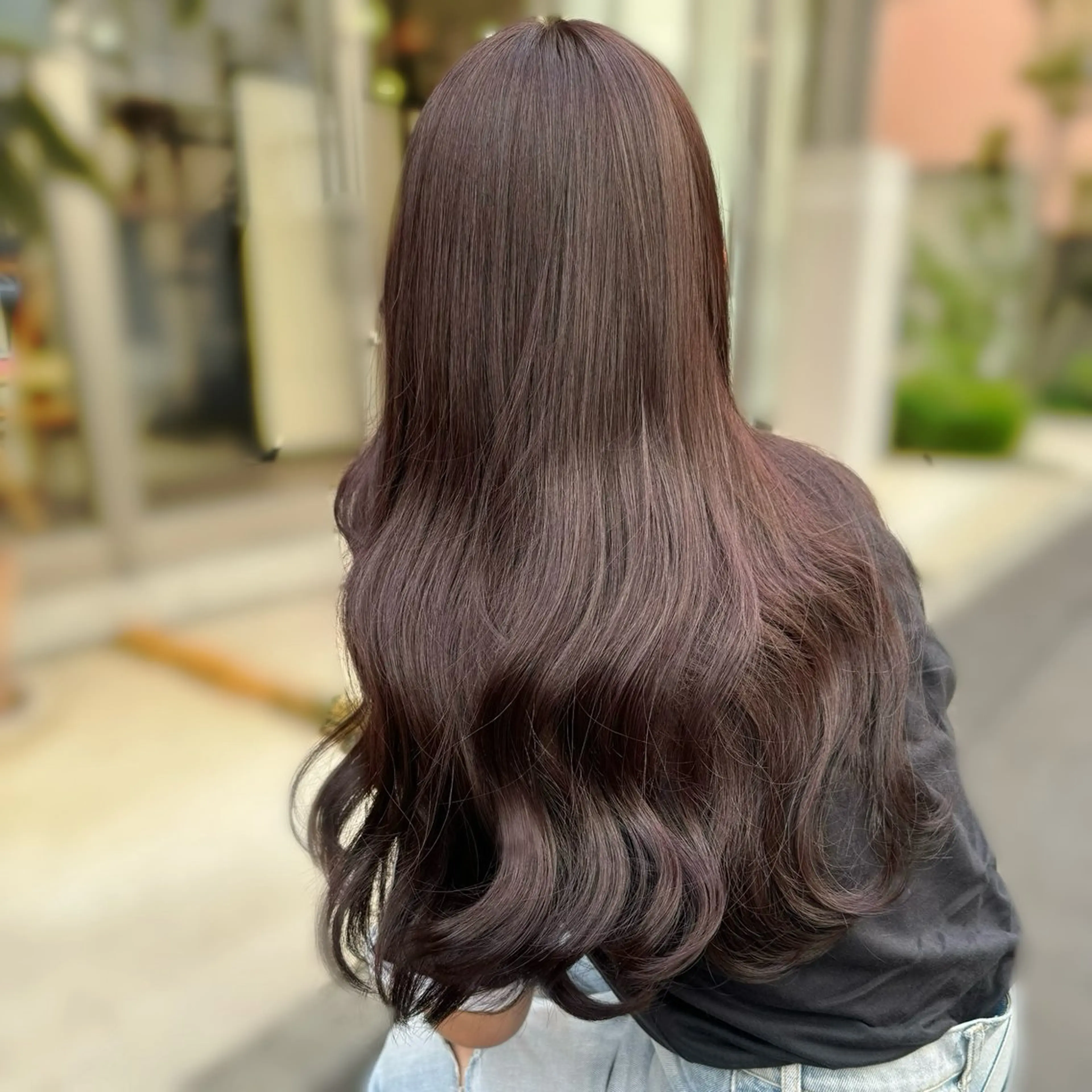 ロング カラー カット ヘアカラー トリートメント kana ブリーチなしカラー✨のヘアスタイル