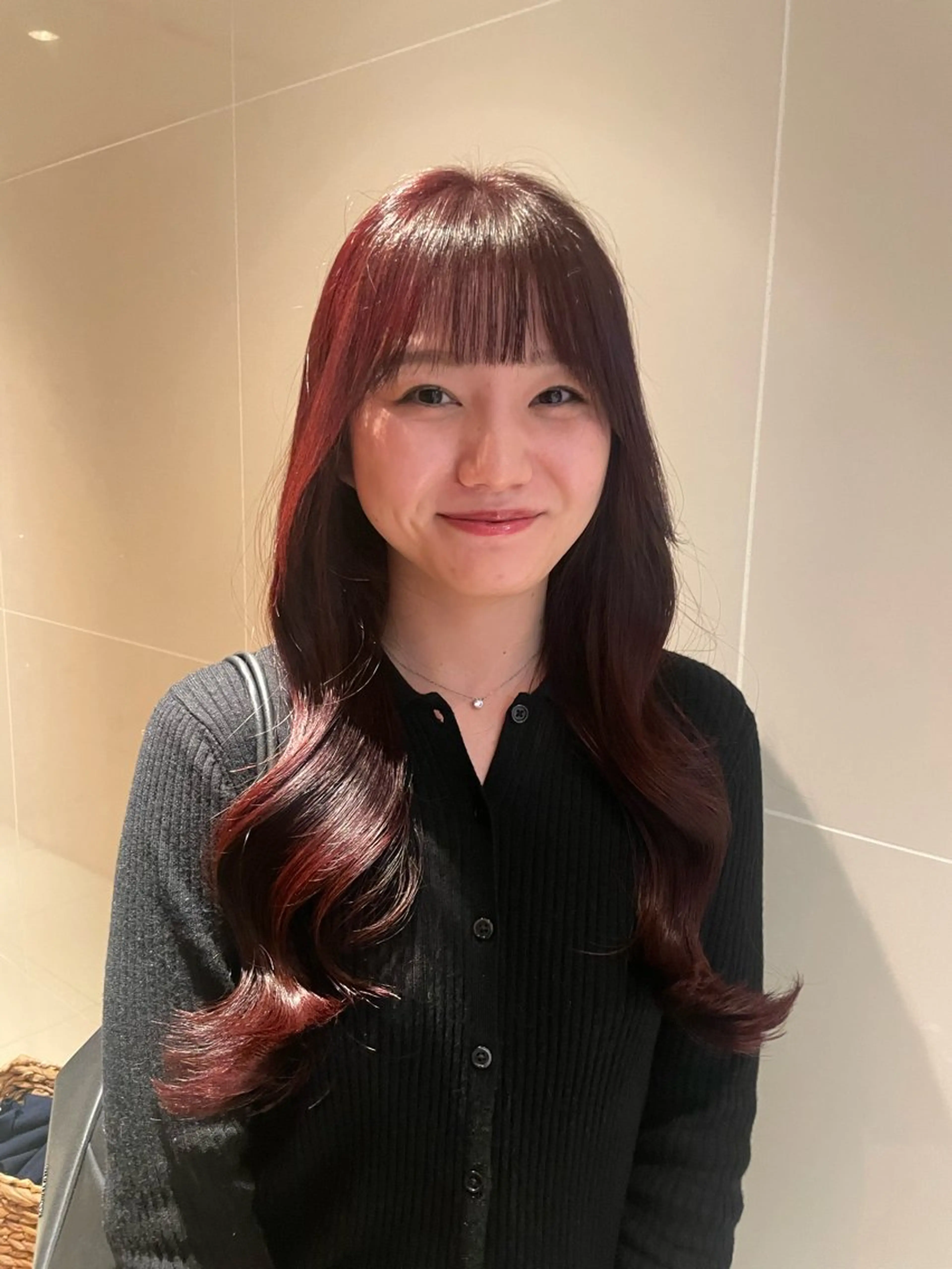 ロング ヘアカラー chihiro / ミディアムヘアのヘアスタイル