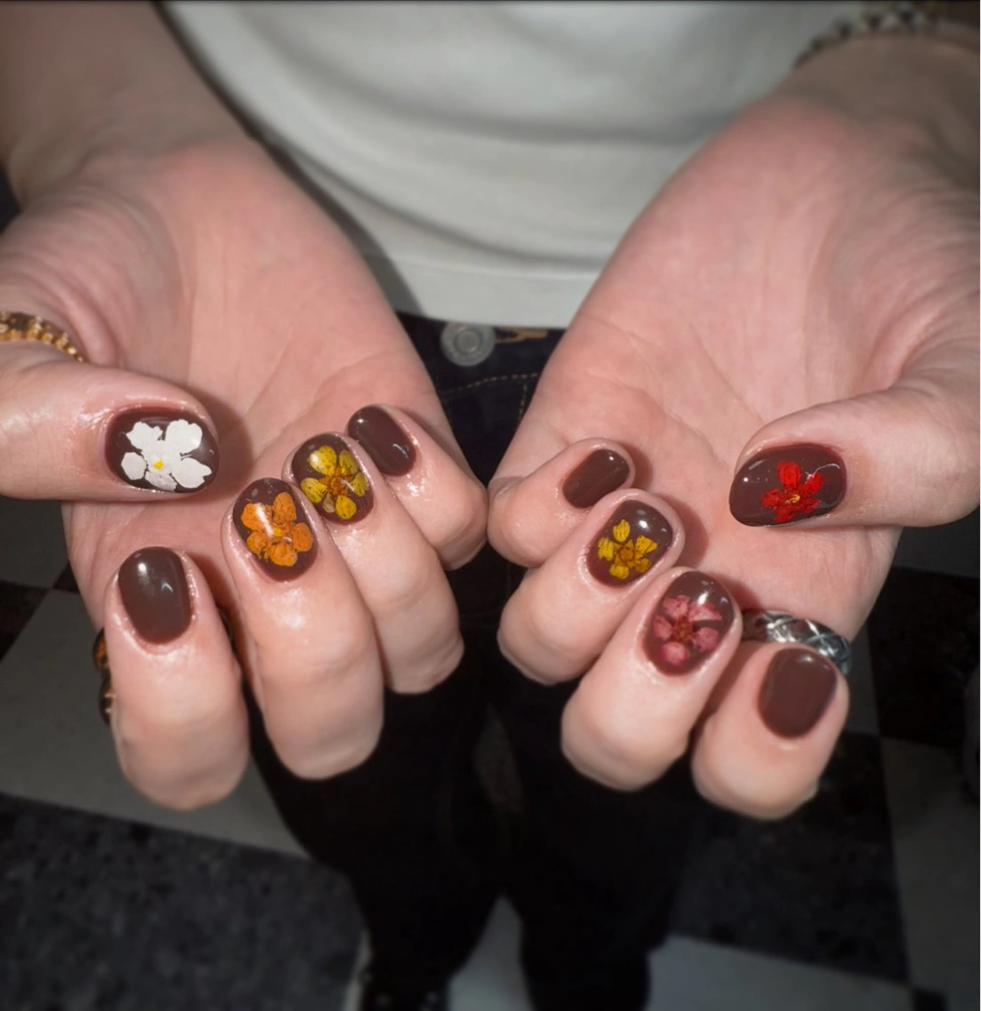 ネイル シンプルネイル ハンドネイル posa nail モエミのネイルデザイン