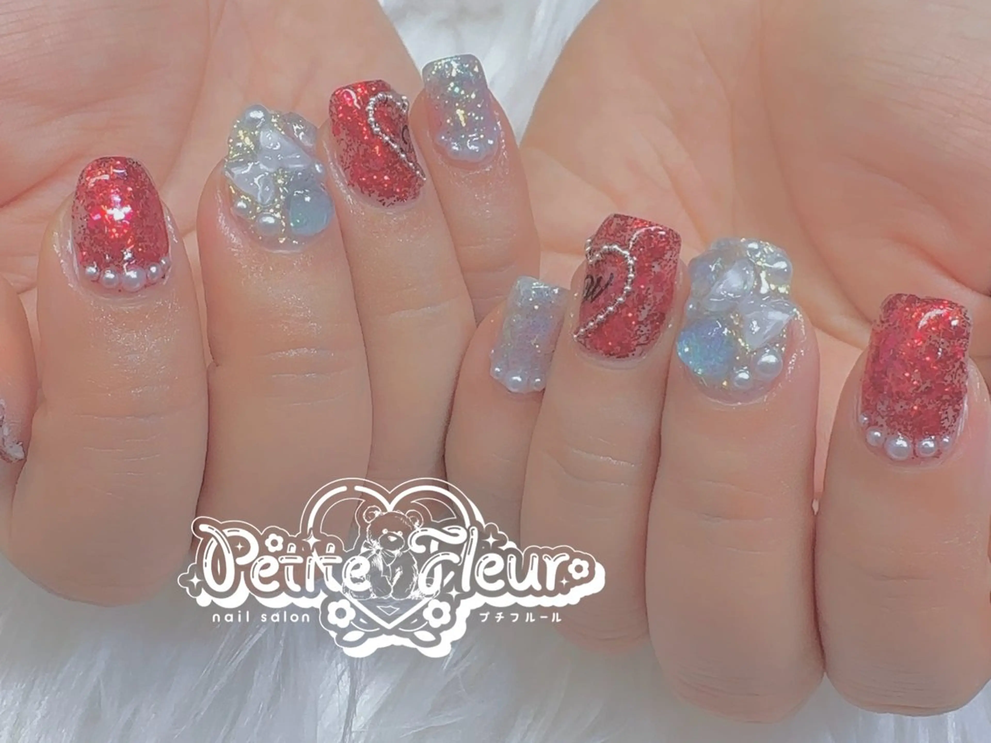 ネイル ハンドネイル ❁⃘*。Petite fleur❁⃘*りさのネイルデザイン