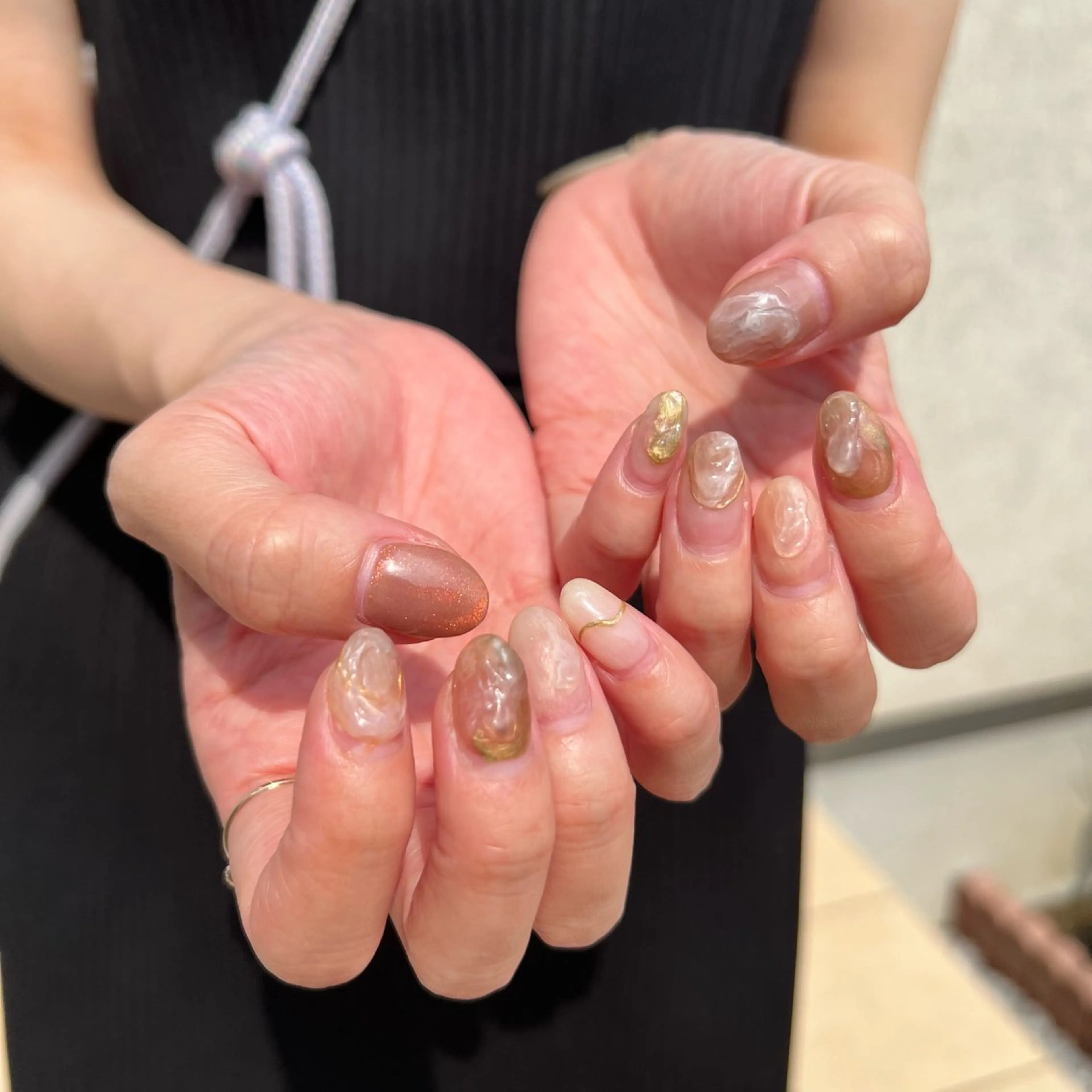 ネイル ニュアンスネイル sasaki sayaのネイルデザイン