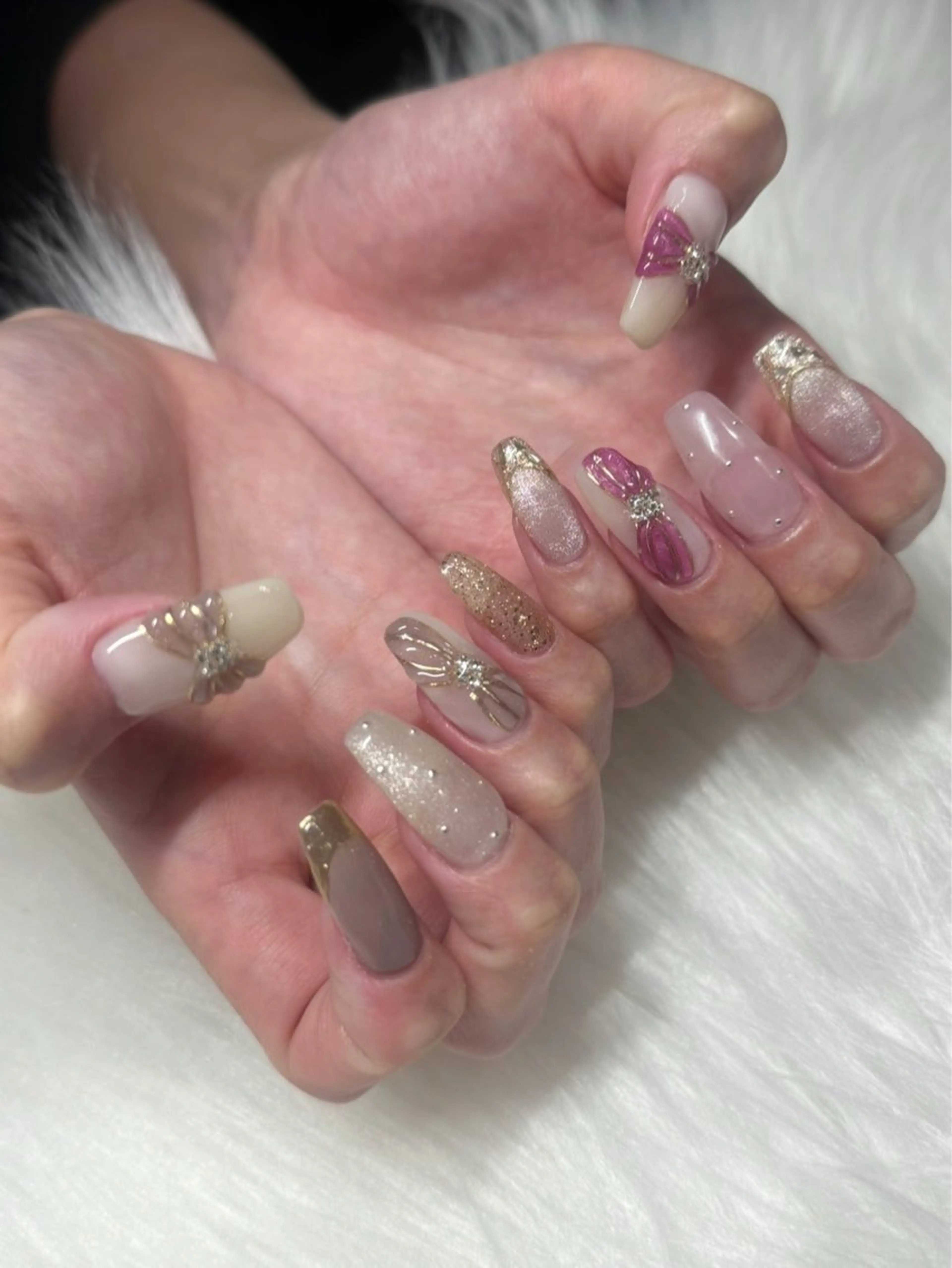 ネイル ハンドネイル オーロラ所属・YUI nailのネイルデザイン