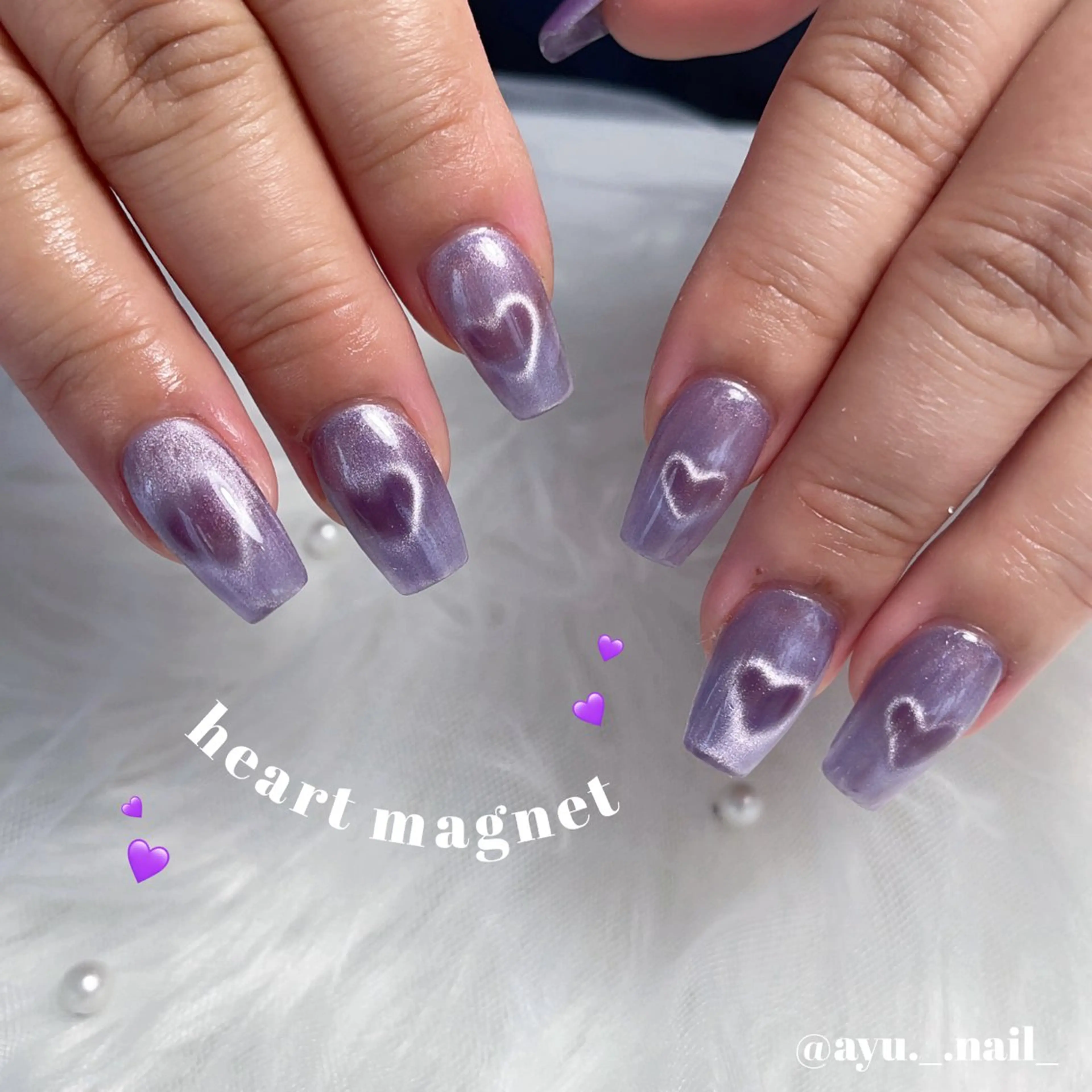 ネイル あゆ🎀/ワンホンネ イル/痛ネイルのネイルデザイン