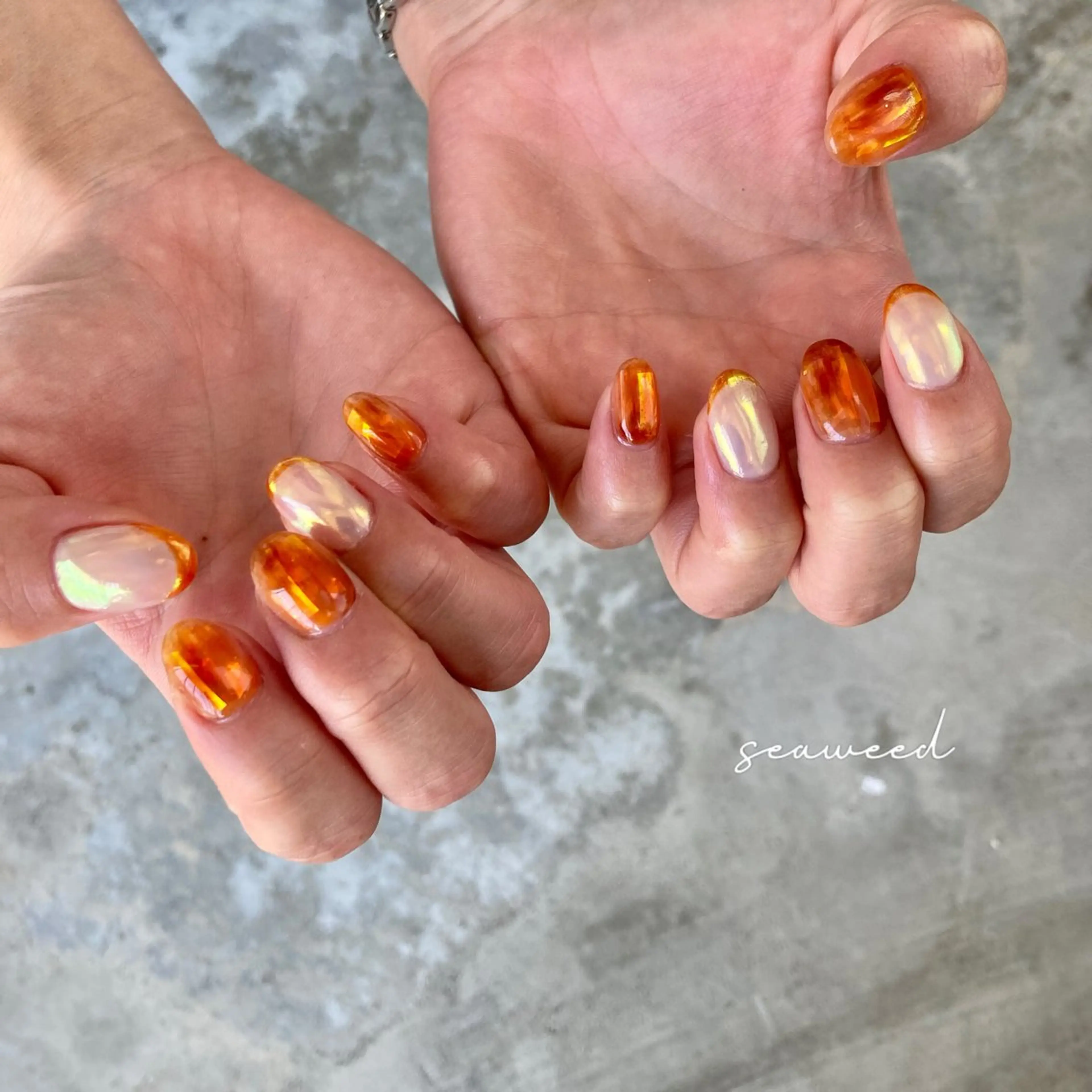 ネイル ハンドネイル seaweed nailのネイルデザイン