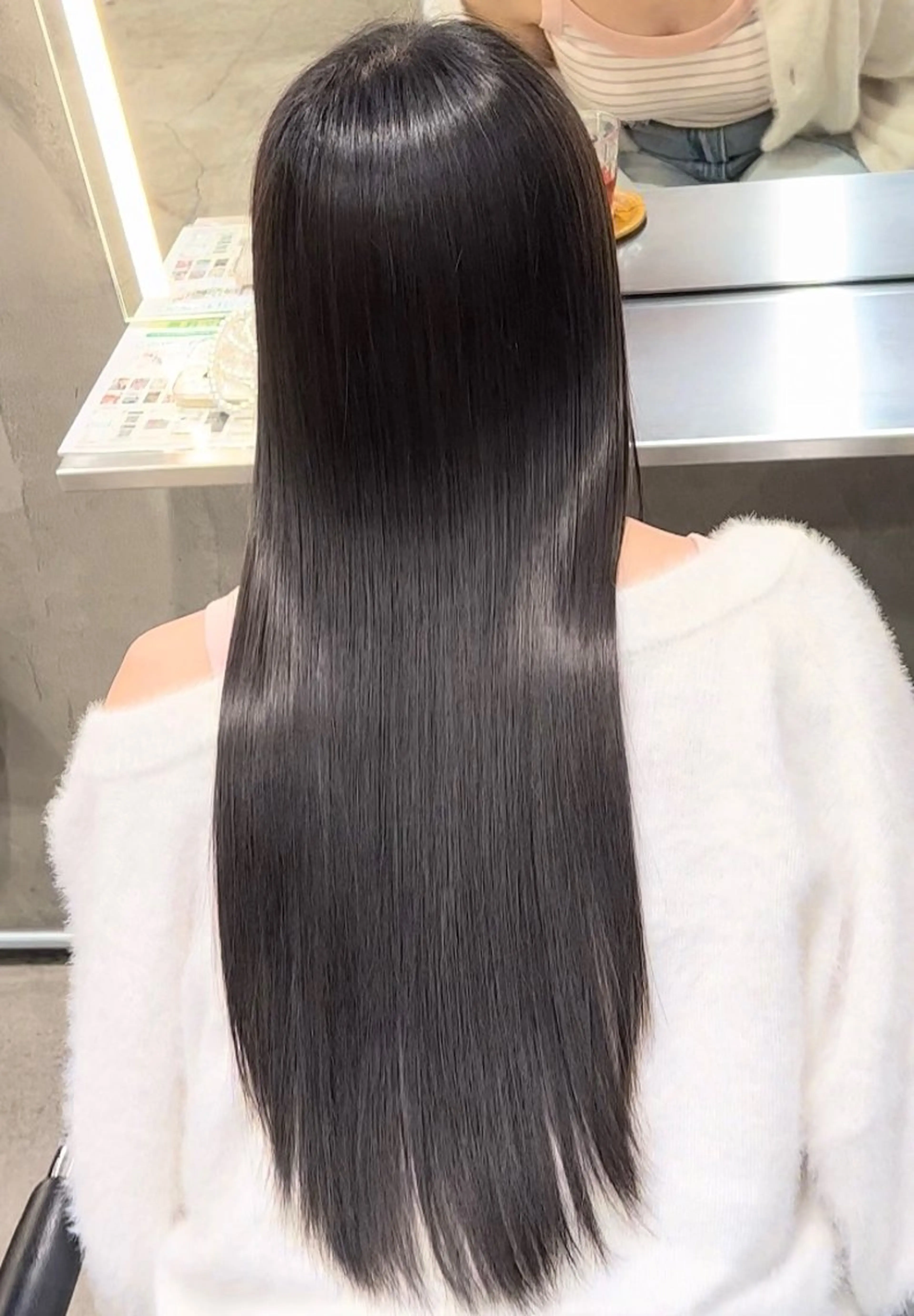 ロング 髪質改善 縮毛矯正 トリートメント 酸性ストレート カット 縮毛矯正 GO TODAY 原宿本店所属・🎁メンズカット/ 髪質改善/DAIKIのヘアスタイル