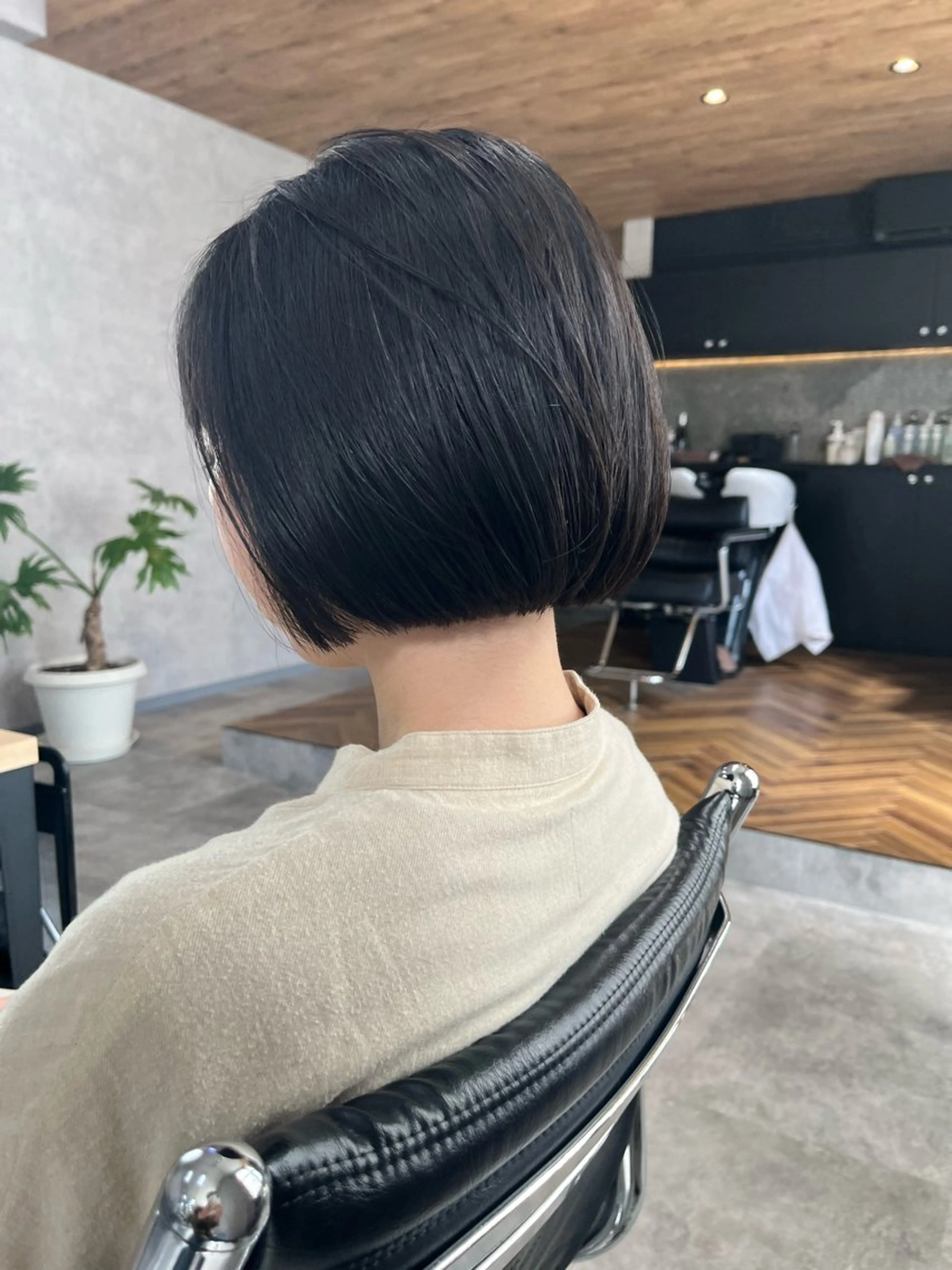 ショート カット 縮毛矯正 ボブ×縮毛矯正 ryotaのヘアスタイル