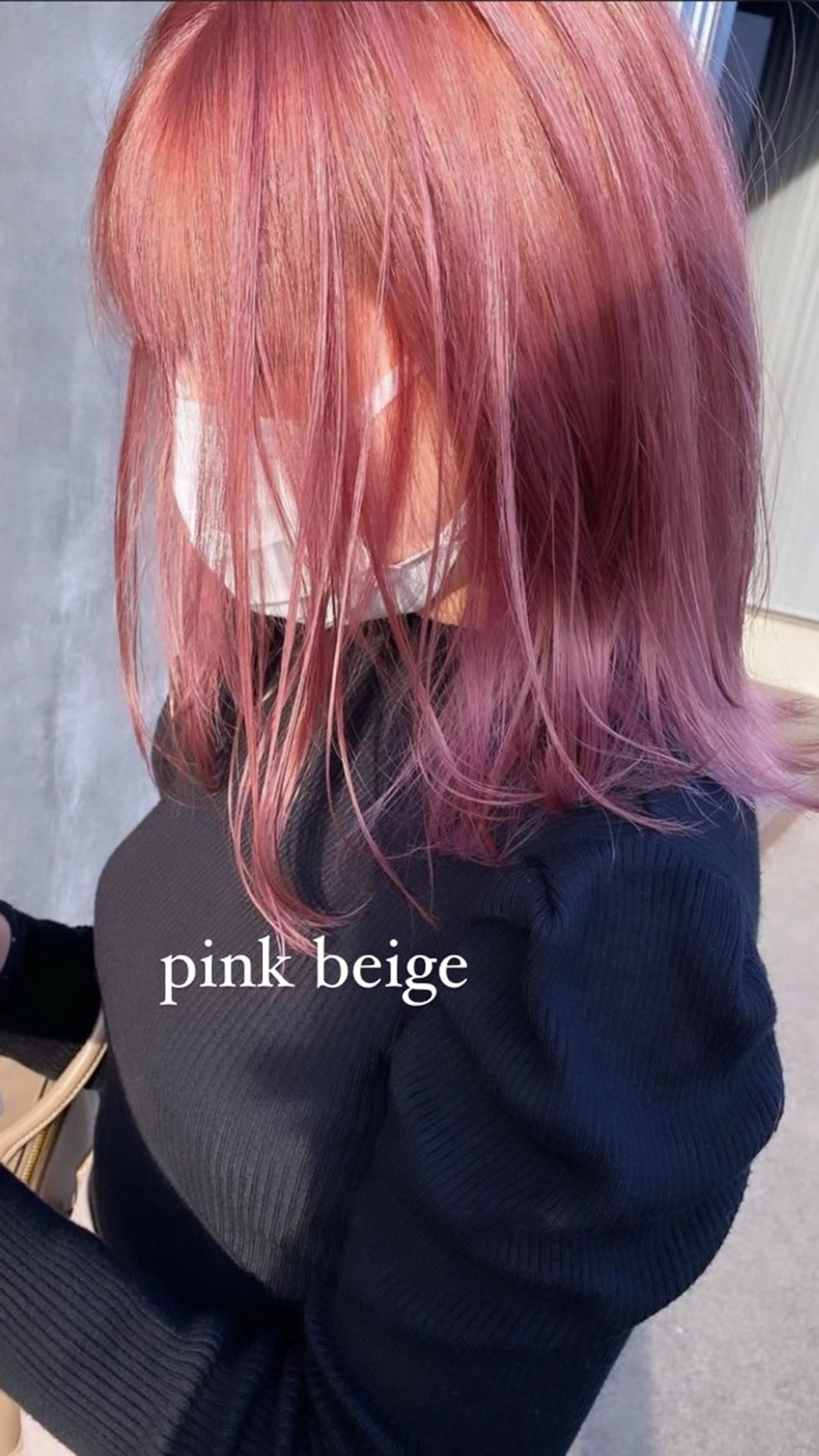 ミディアム カラー ヘアアレンジ ラベンダーカラー ピンクカラー ピンクラベンダー 💐大人可愛く Kroda💐のヘアスタイル