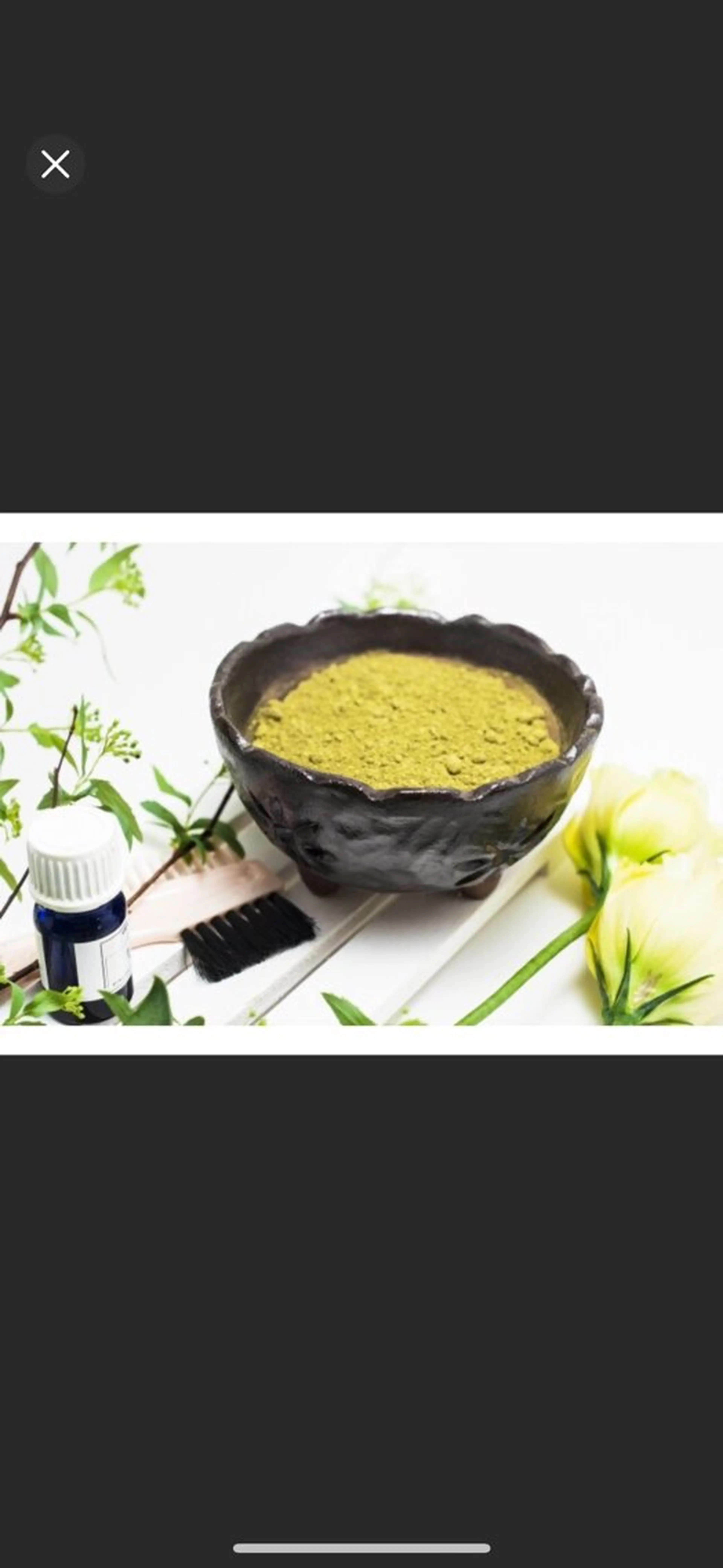 ノンジアミンカラー🩵《白髪染め》［髪質改善］の写真