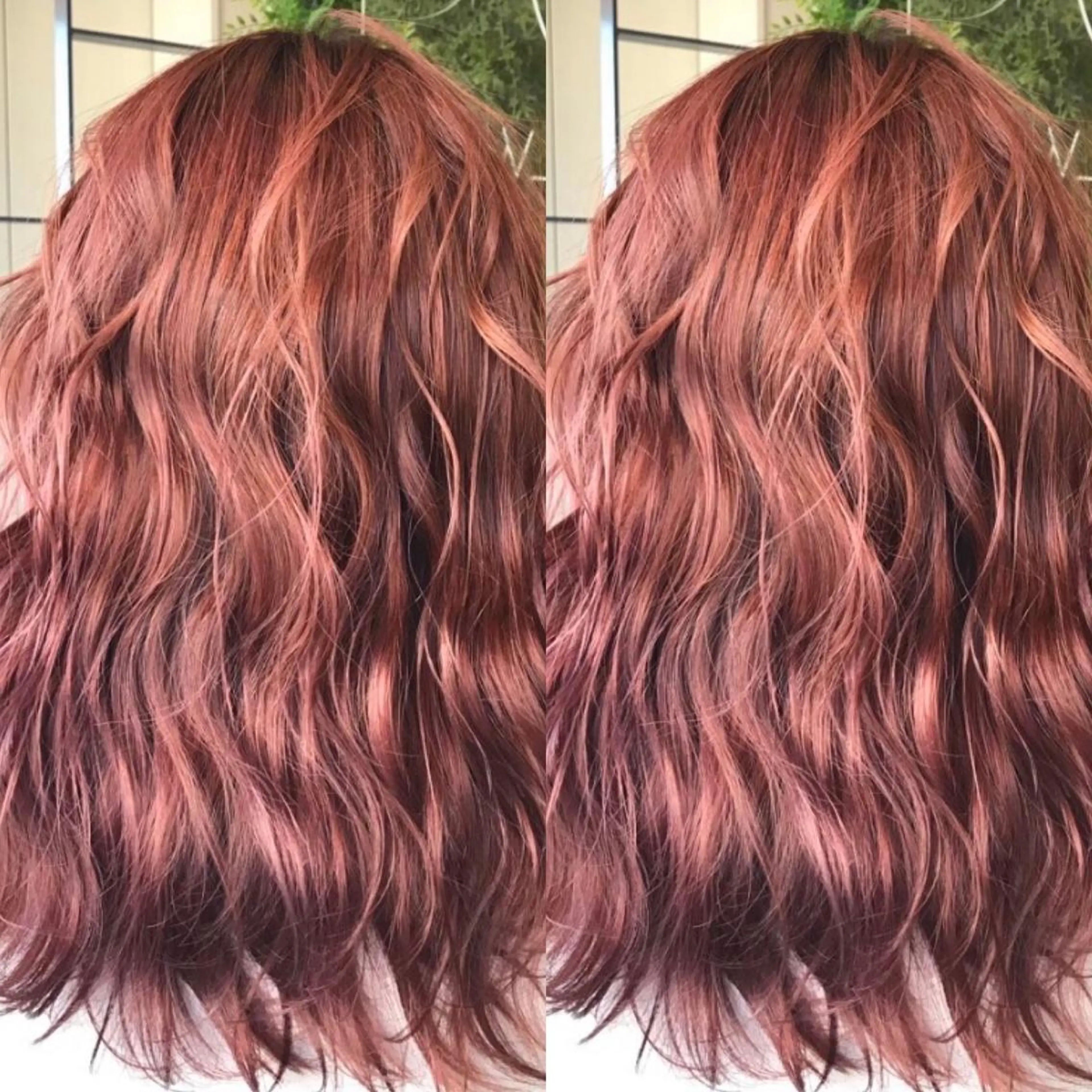 ロング カラー ヘアカラー Hanna by W_SALONのヘアスタイル