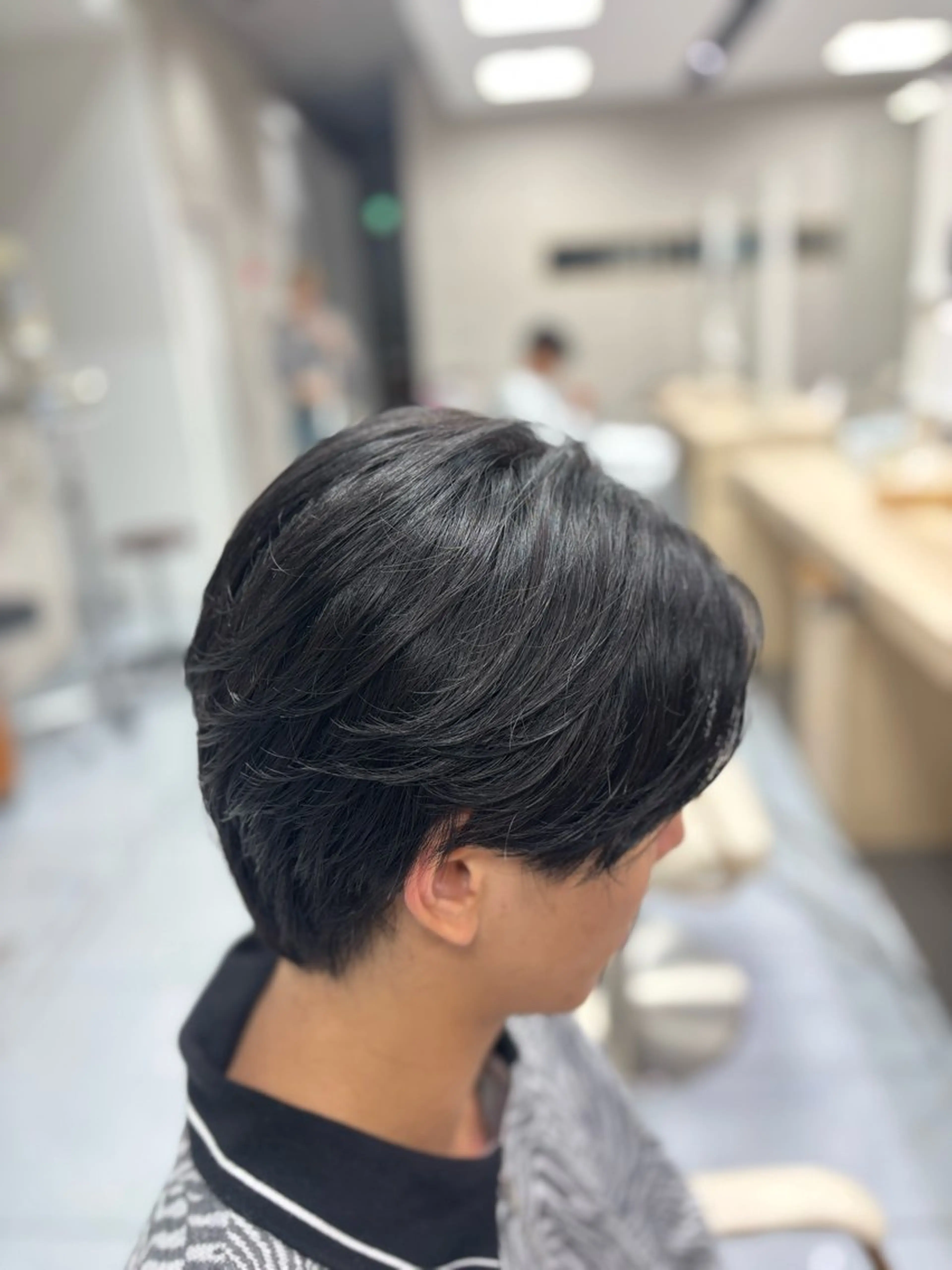 ショート パーマ メンズ カット パーマ メンズ特化韓国風 パーマスタイル/りんのヘアスタイル